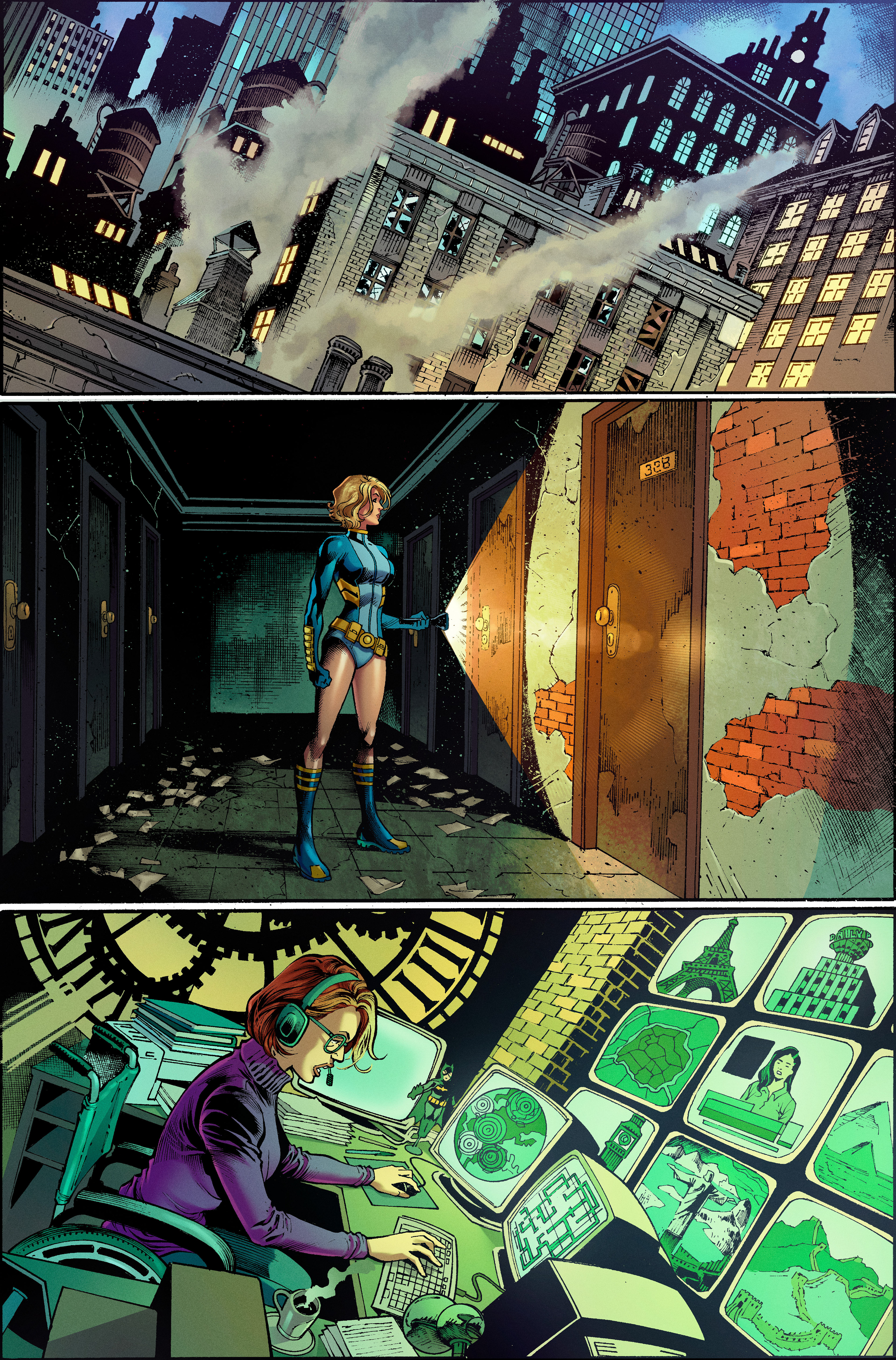 Art by Adriana Melo, Inks by Jonas Trindade, Colors by me