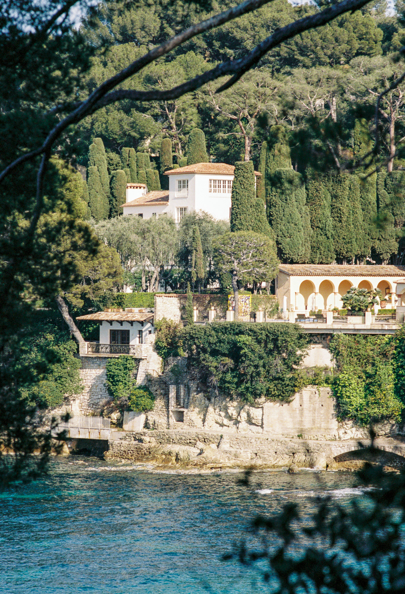 Villa above Sentier du Littoral in Cap Ferrat