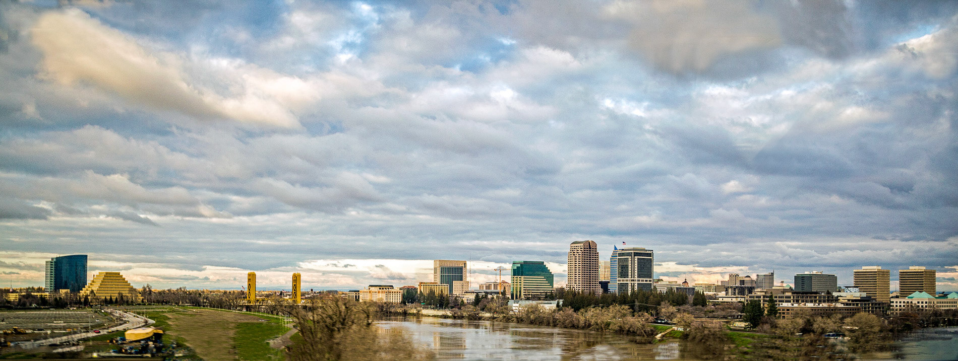 Sacramento Skyline Panorama
