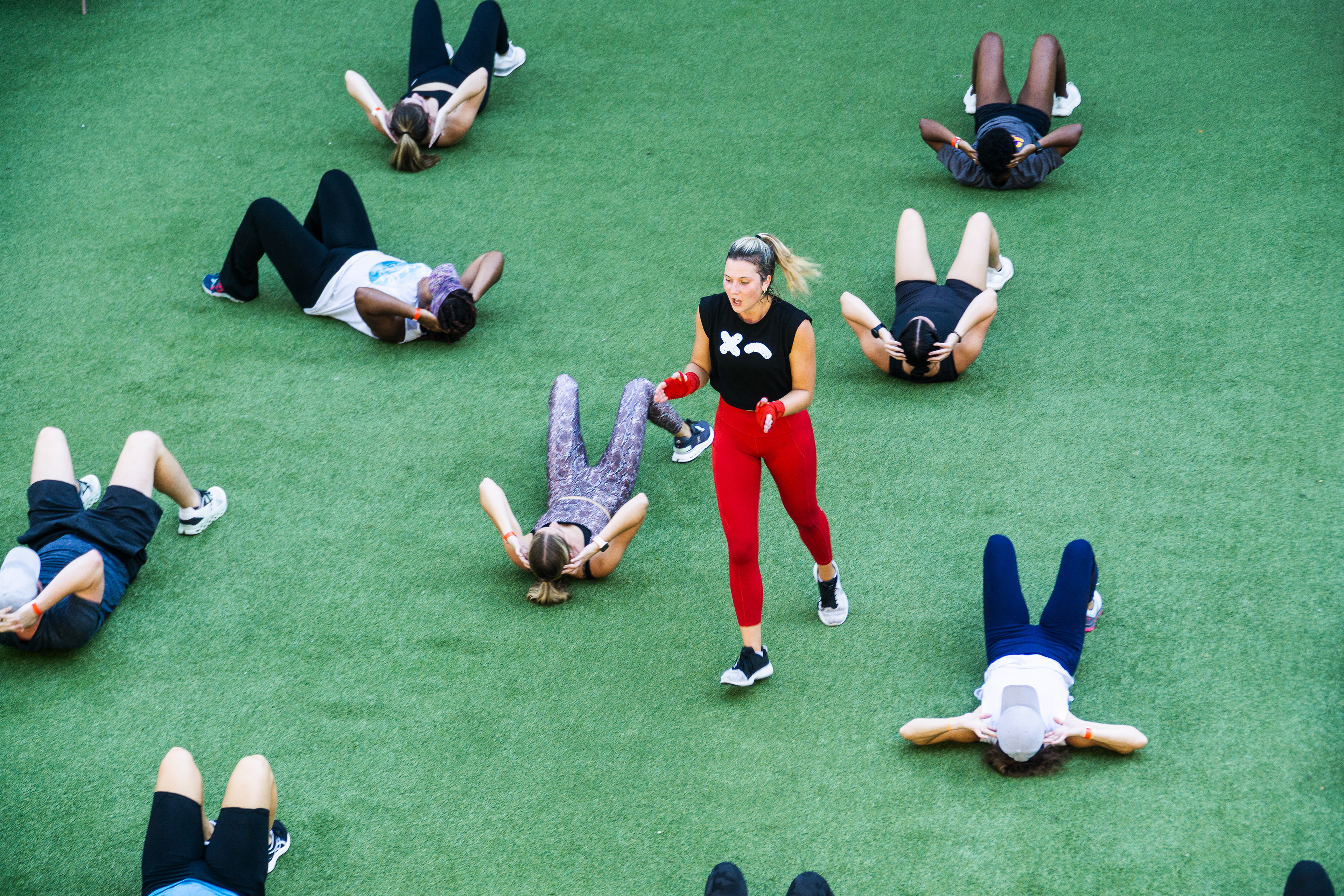 Rumble boxing gym x Lululemon pop up boxing class