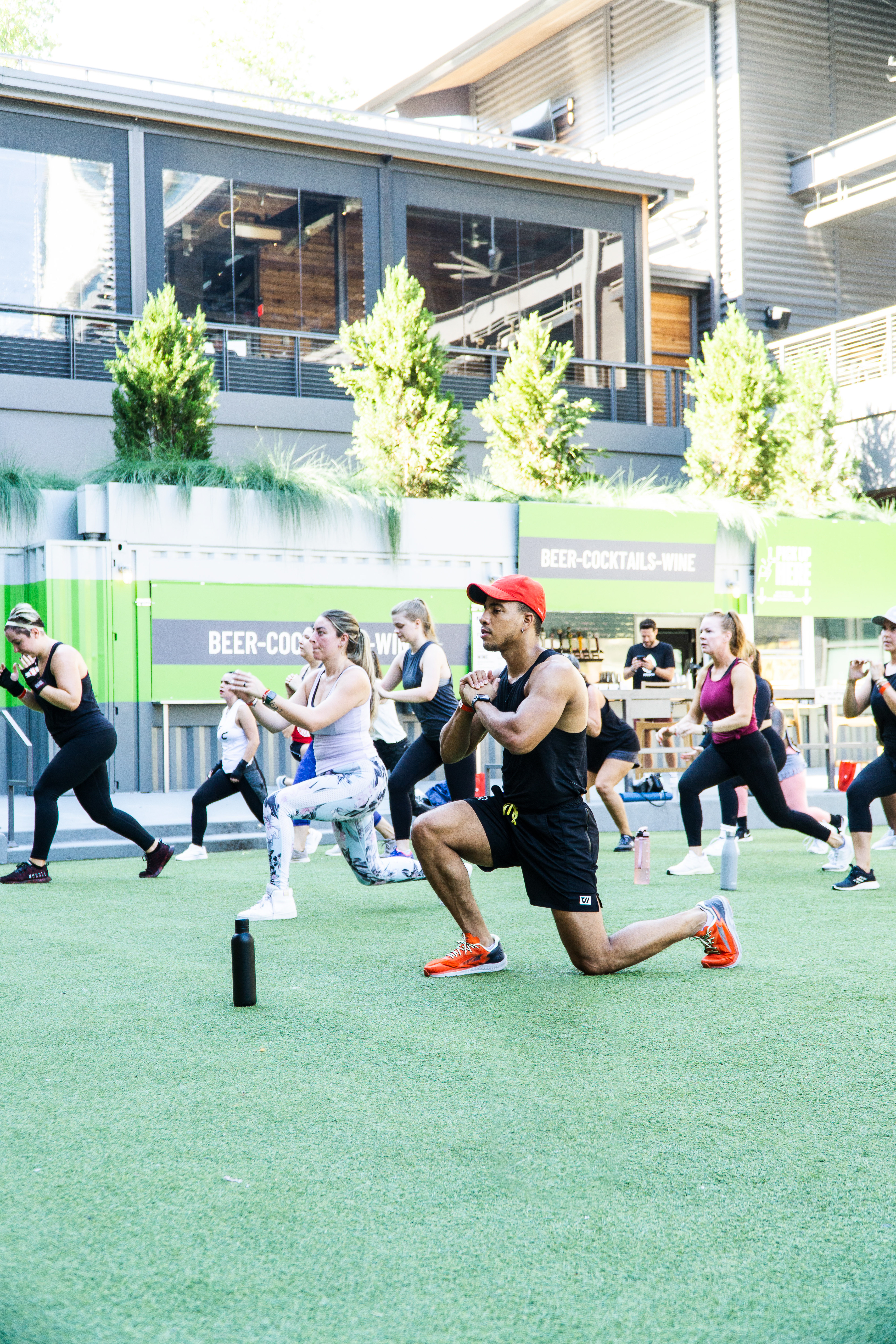 Rumble boxing gym x Lululemon pop up boxing class