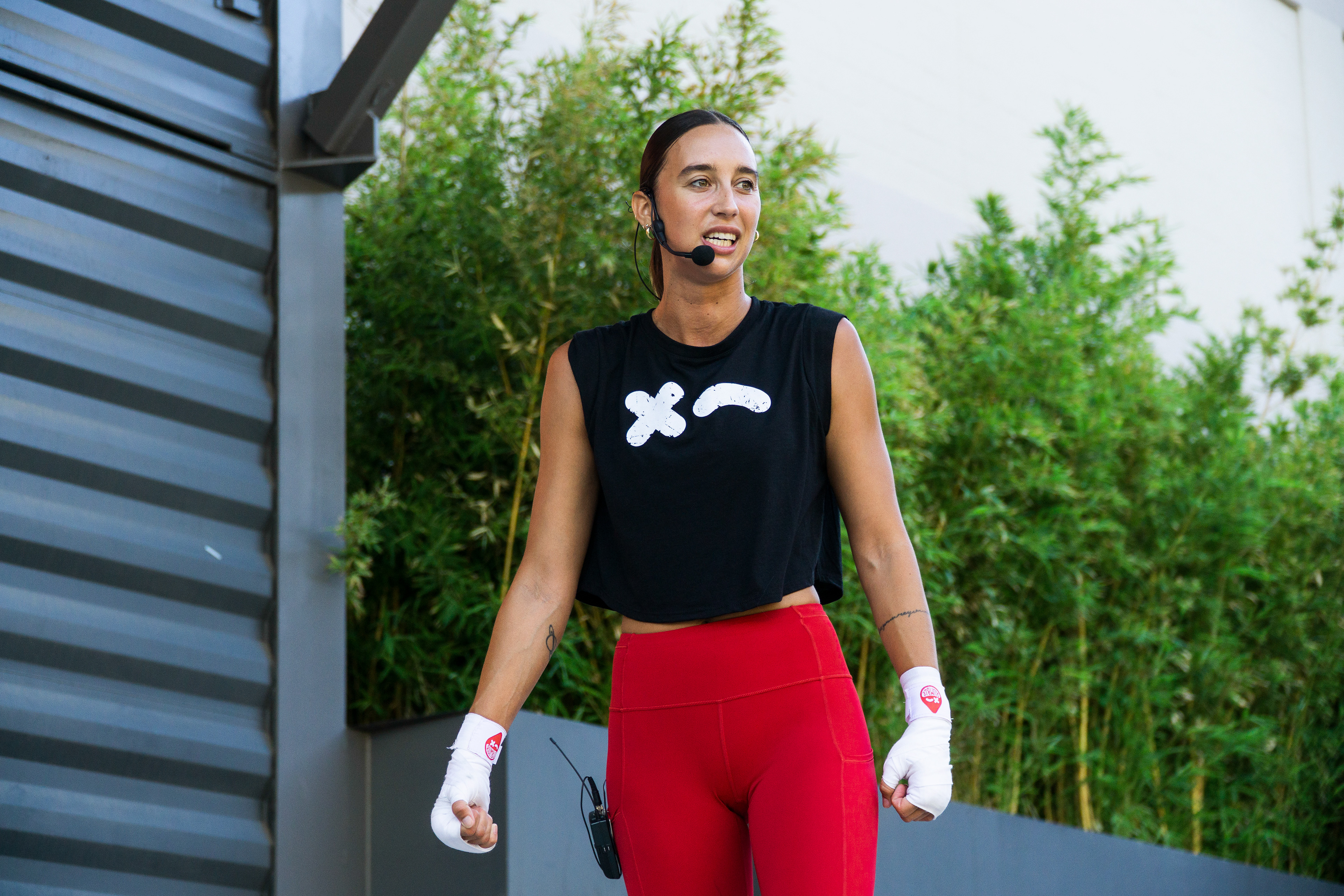 Rumble boxing gym x Lululemon pop up boxing class