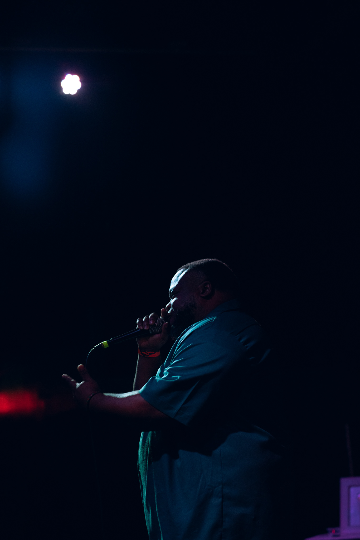 Raakim Al-Jabbar performs at the Deep Elum Block Party. Photographed by the Southpaw Media Agency.