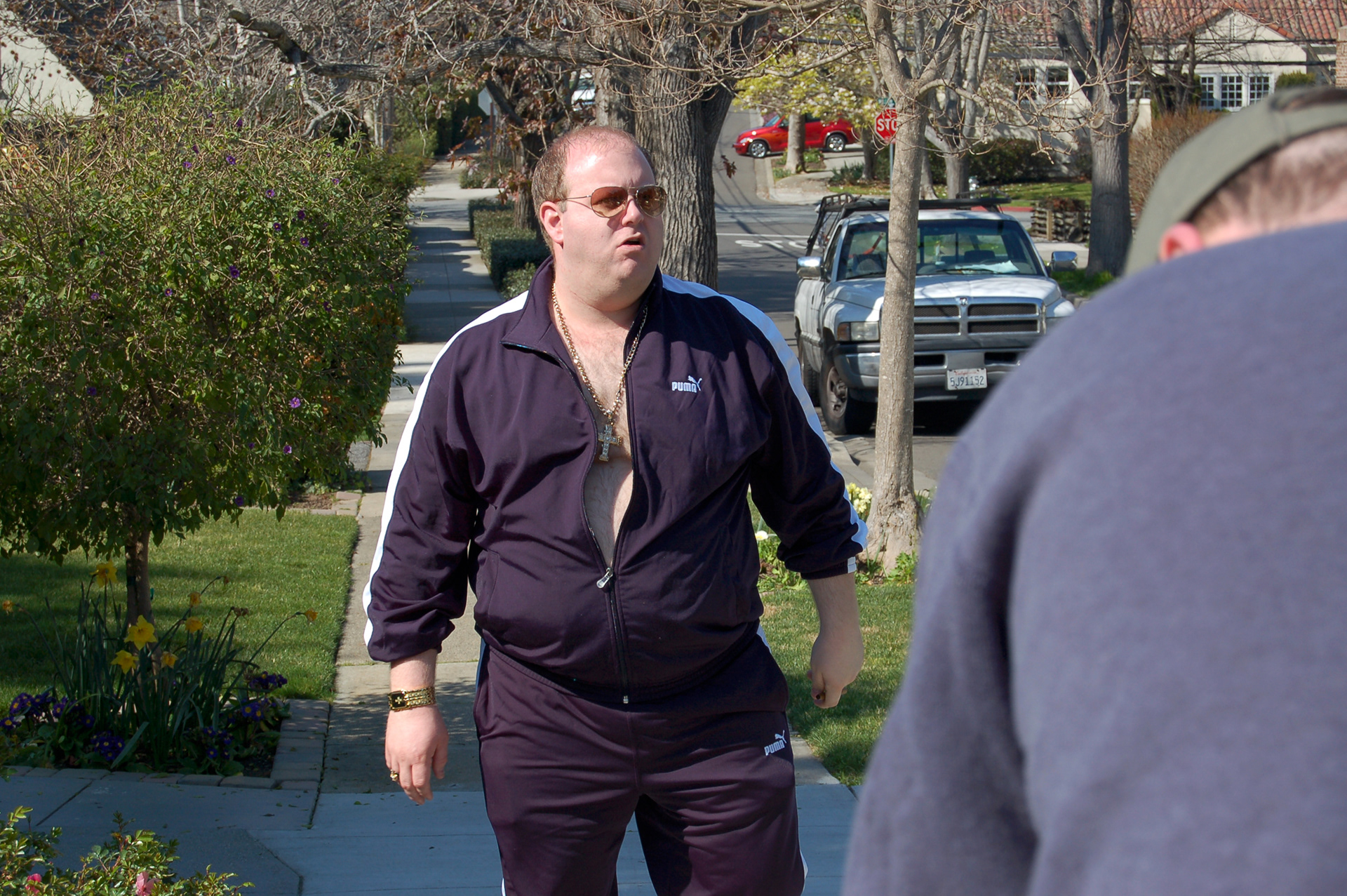 I played a bully opposite a kid with a lemonaid stand. On the set of Lemons. Director: Stephen Berke