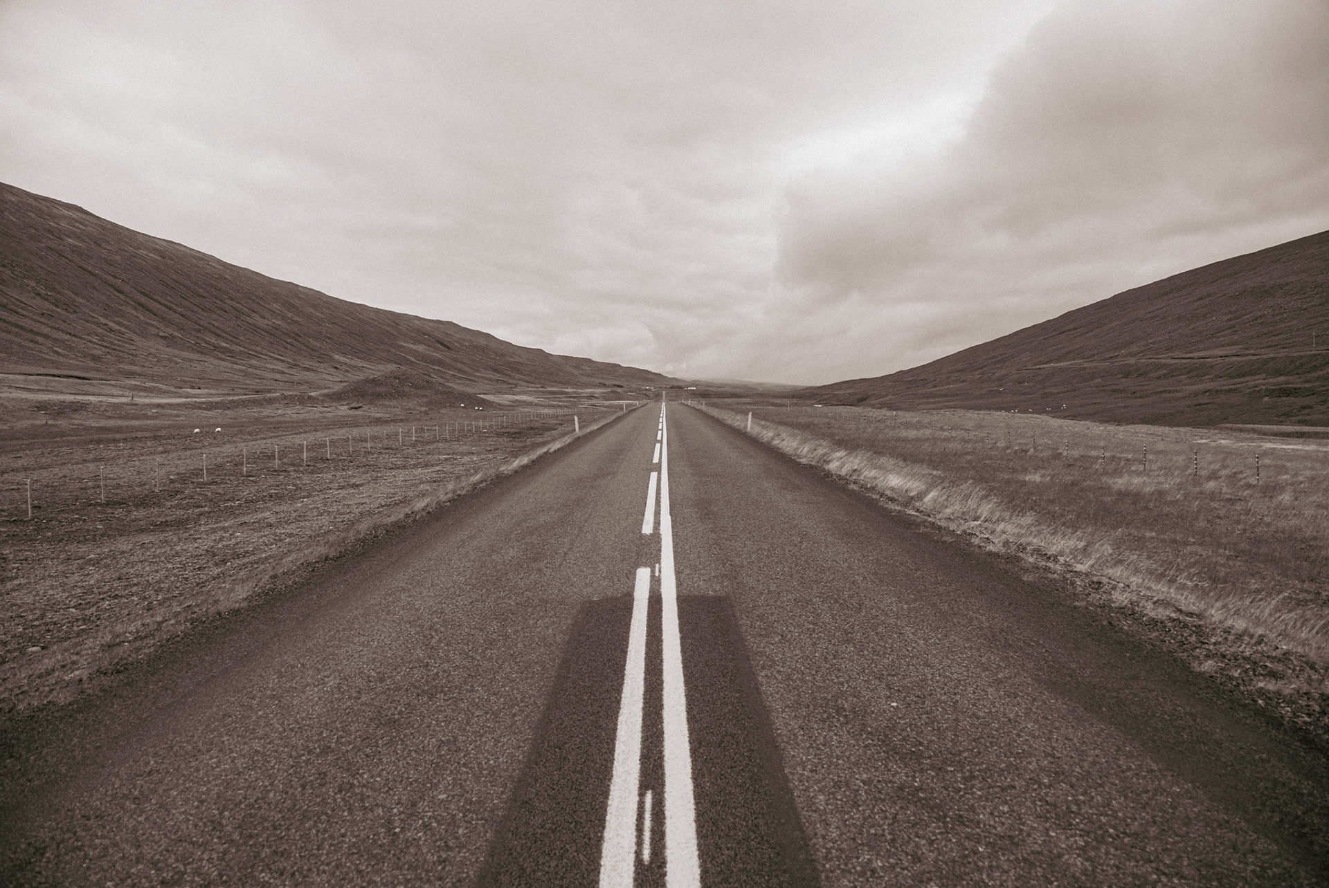 Iceland. Into the distance.