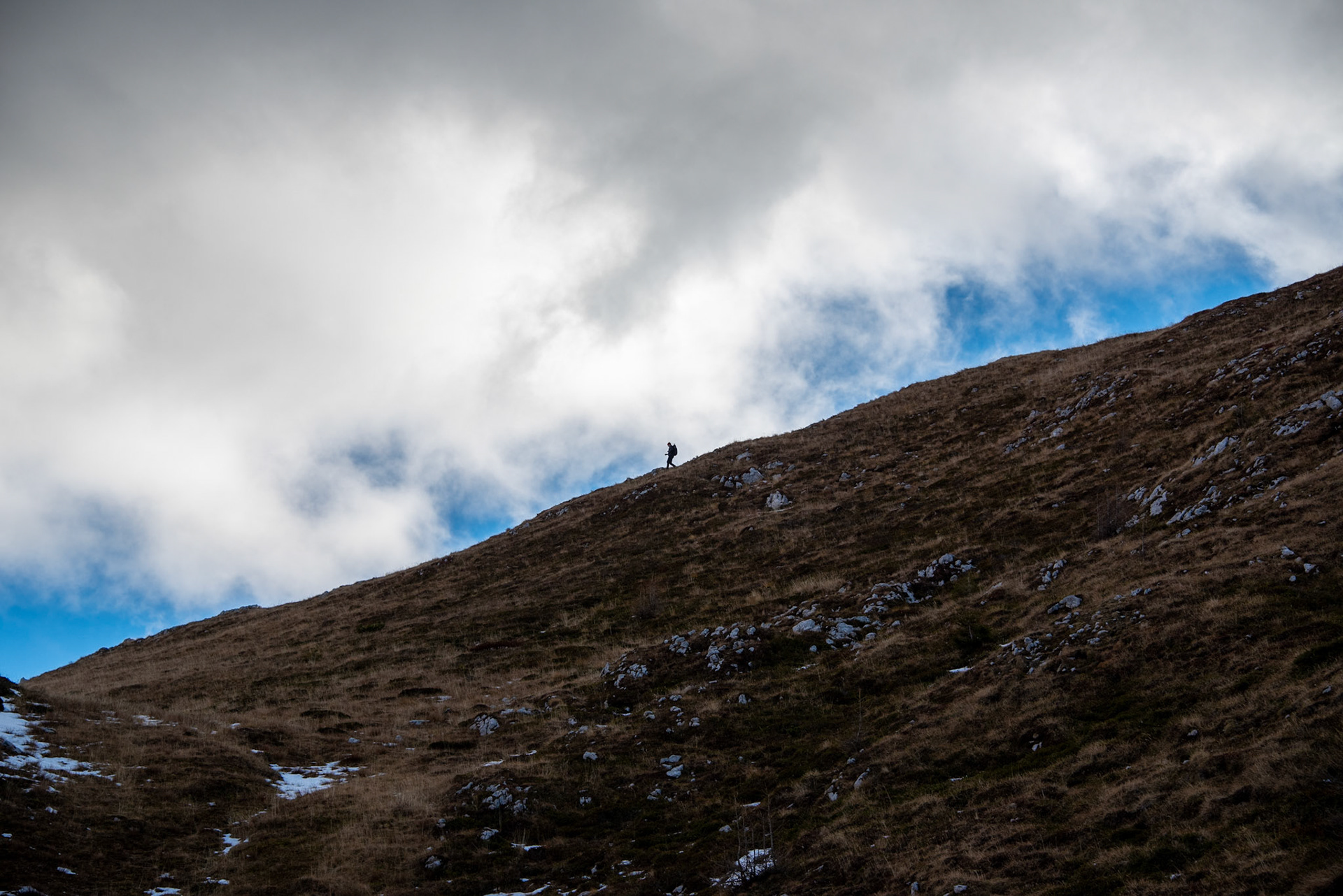 Somewhere in the mountains, Slovenia. Just a little further.
