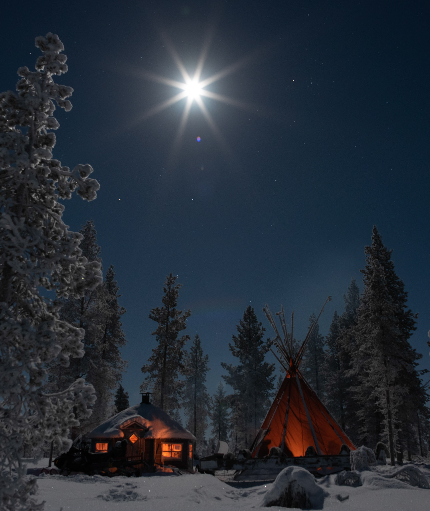 Finnish Lapland. −32°C. Just the way I like it.