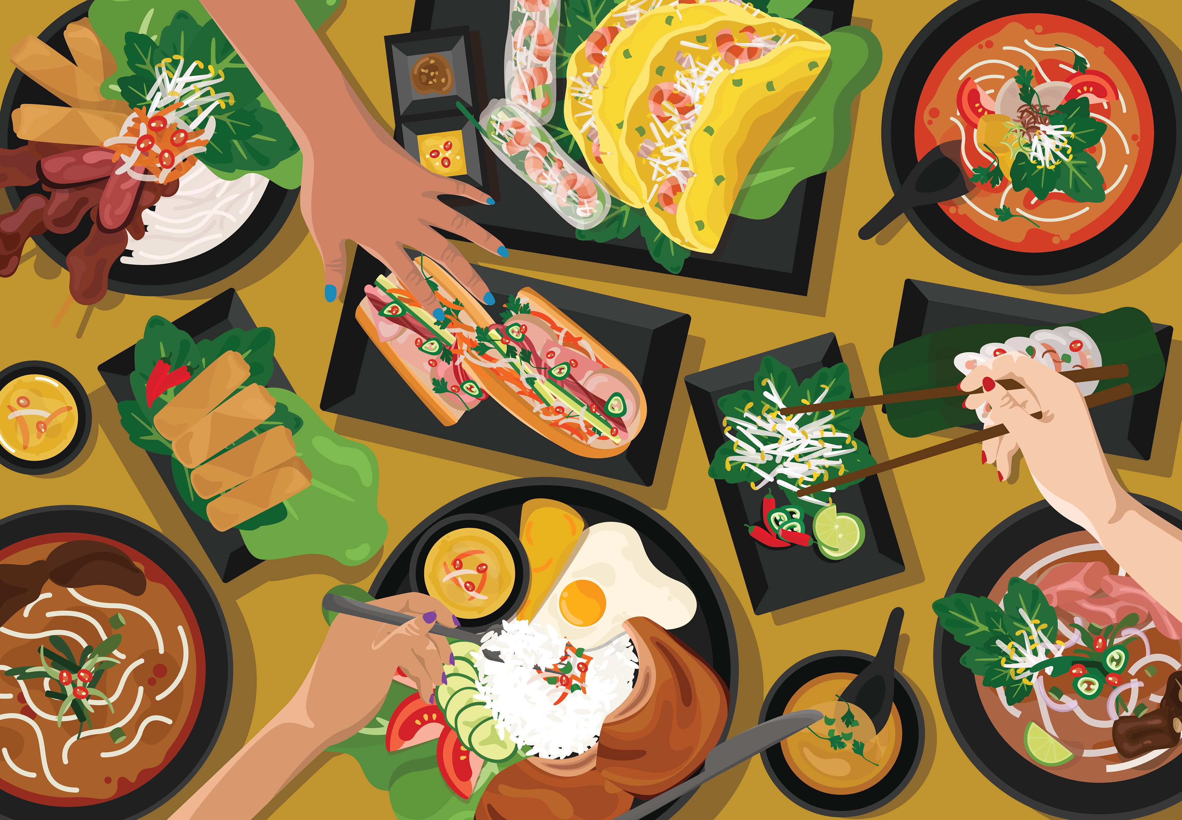 Vietnamese Cuisine, Personal Work