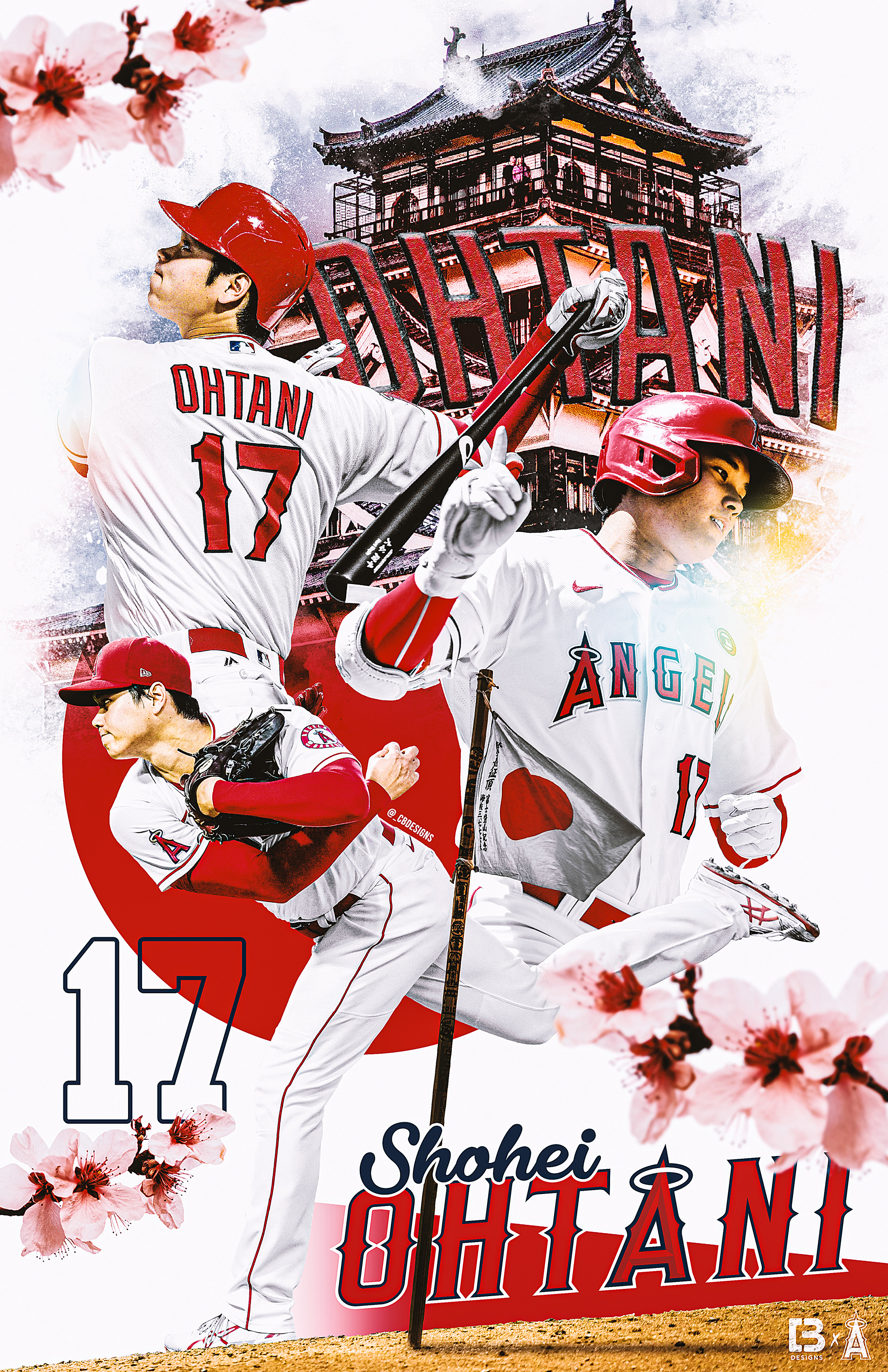 Shohei Ohtani - 11"x17" Poster