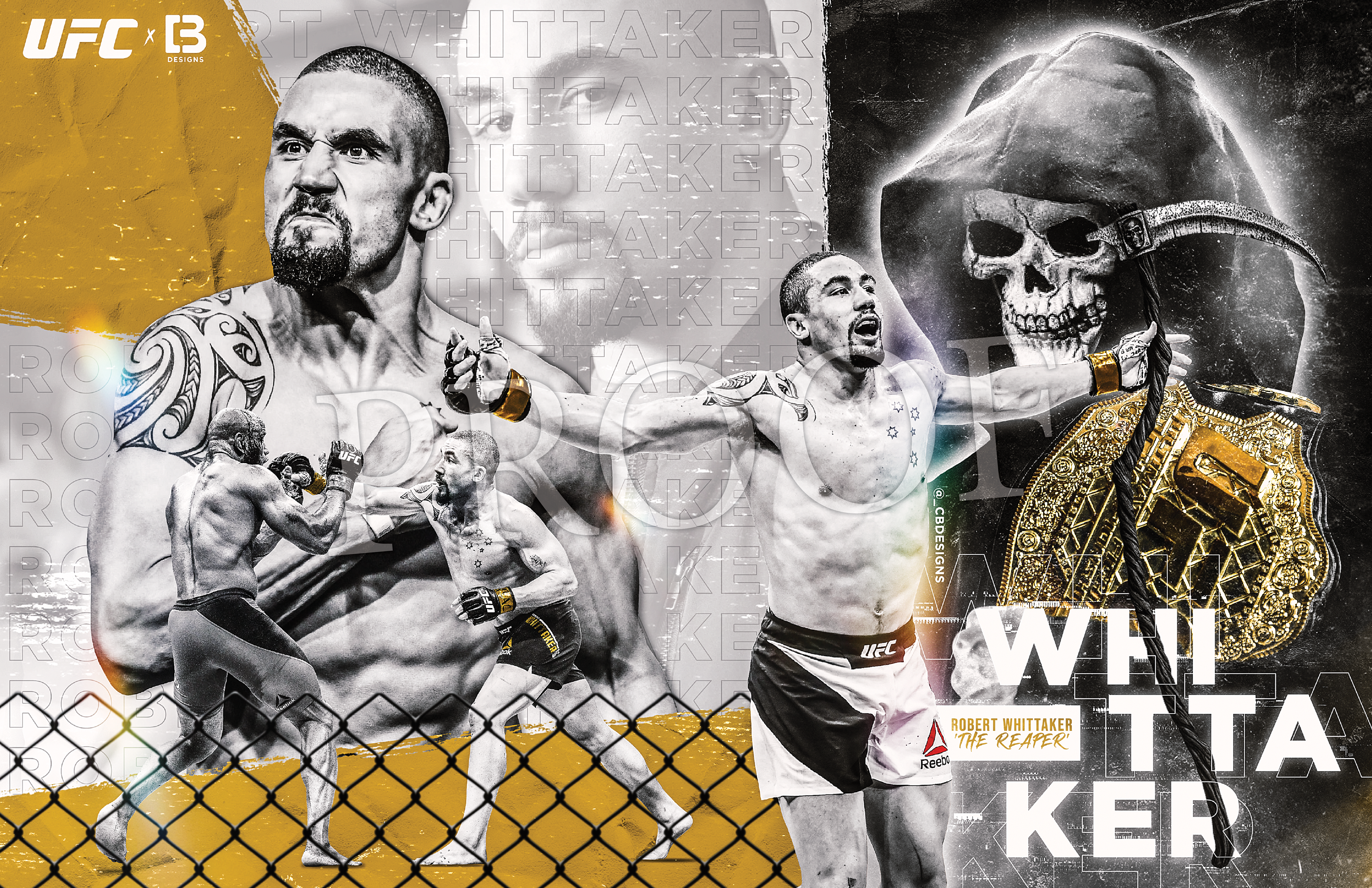 Robert 'The Reaper' Whittaker - 11"x17" Poster