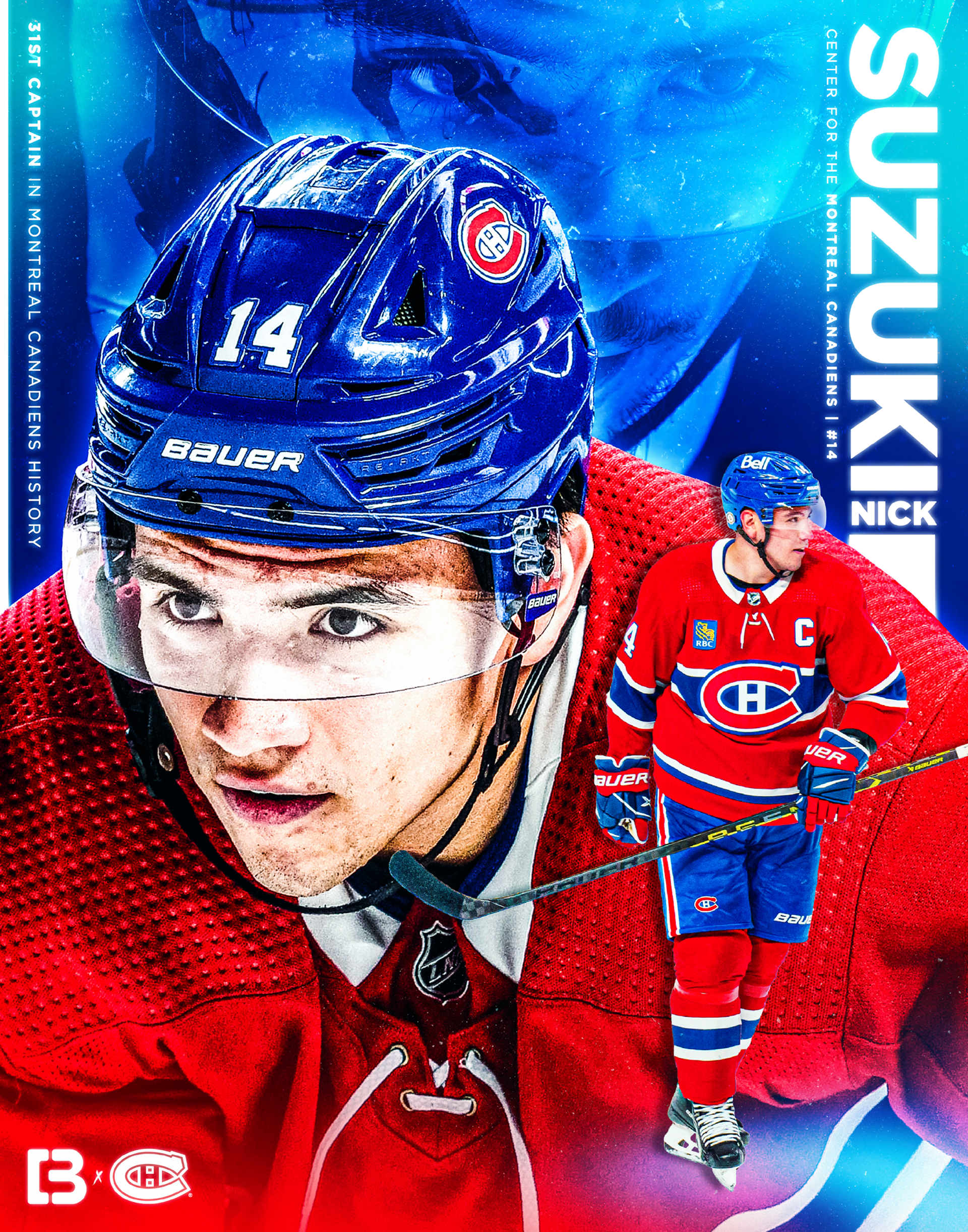 Nick Suzuki - 11"x14" Poster