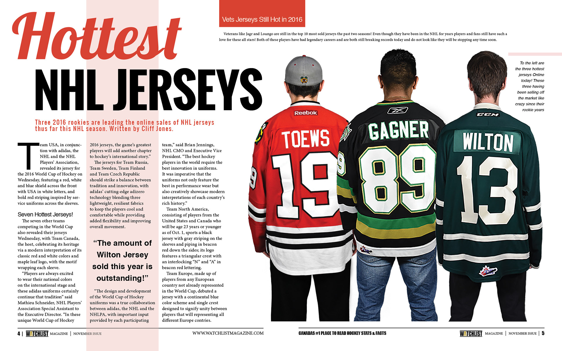 'Watchlist' Magazine Spread #2