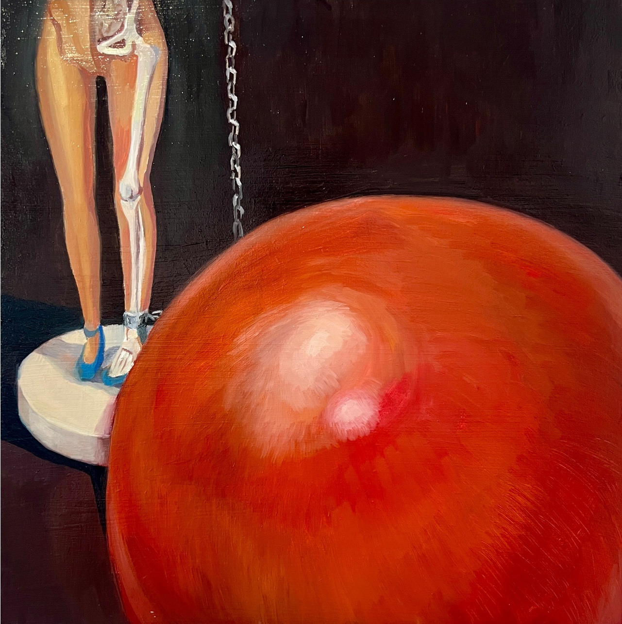 The fundamentals 2023/ Oil on board/ 40x40cm