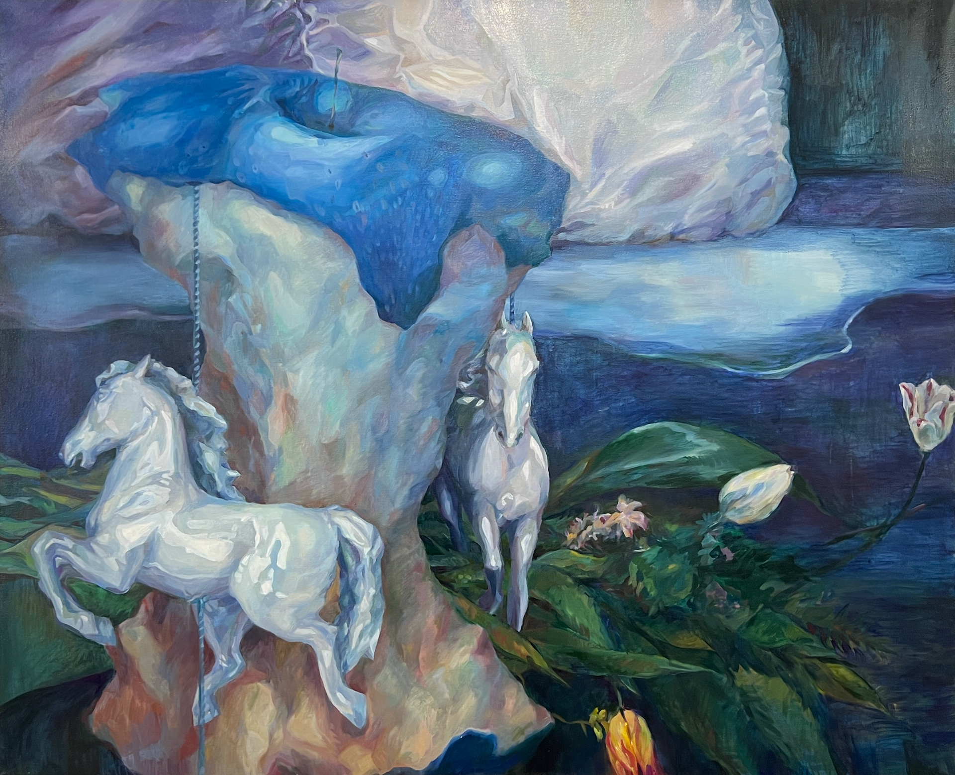 Artificial sweetness  2024/Oil on canvas/ 130x160cm