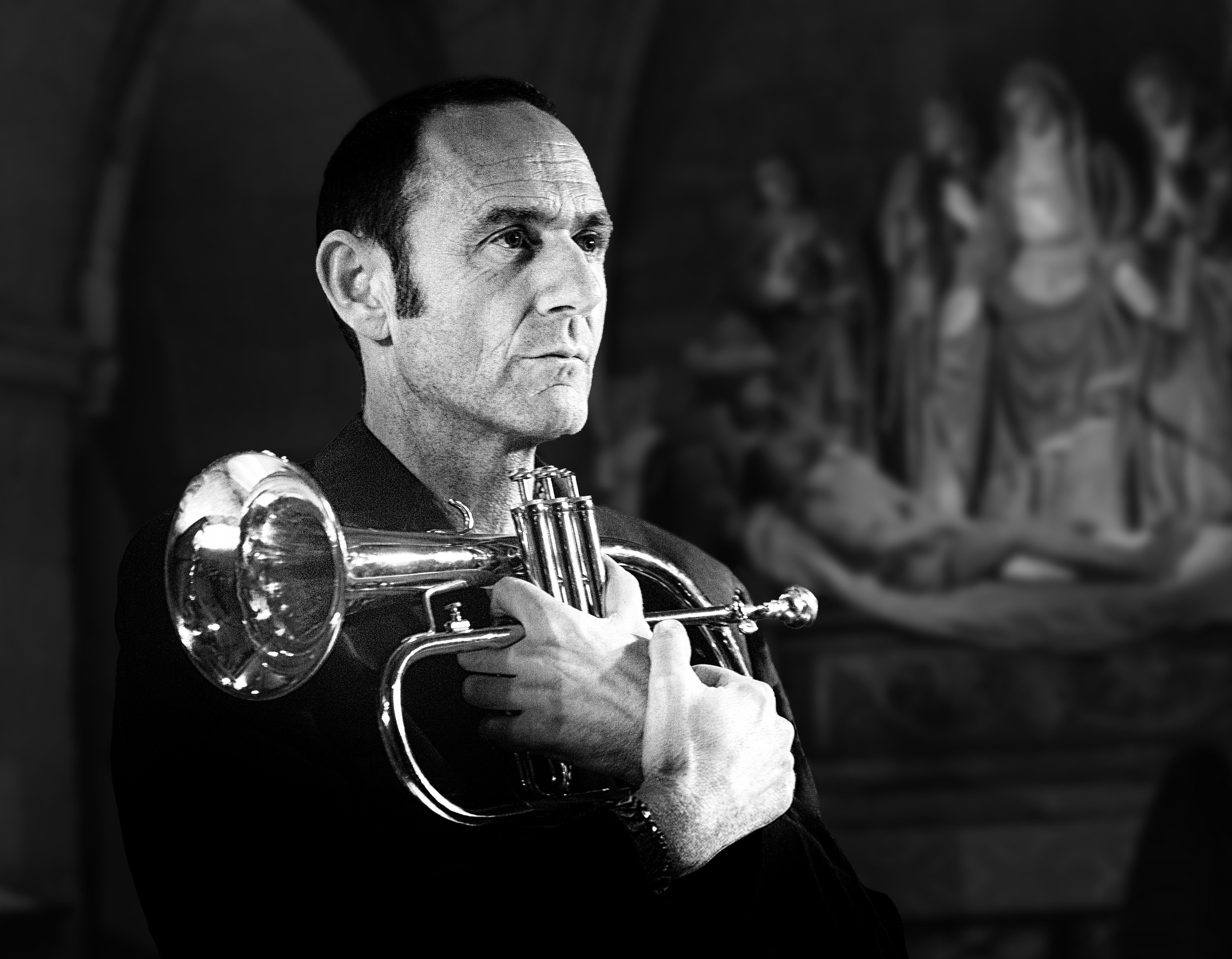 Thierry Daudé, trompettiste, Eglise ND de Romégas - La Tour d’Aigues 2017