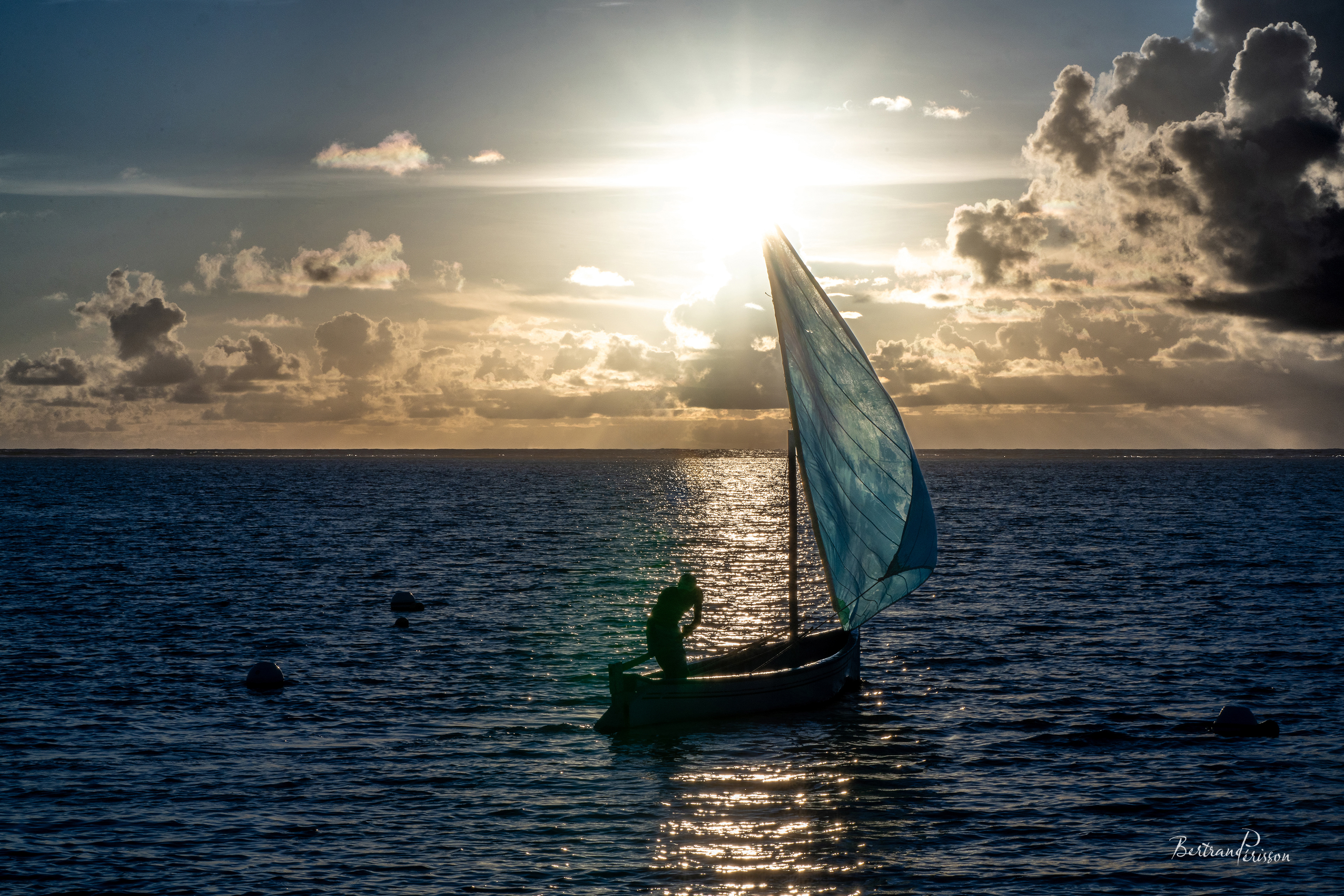 Rodrigues 2024 / Départ de la pêche au lever du soleil à Graviers