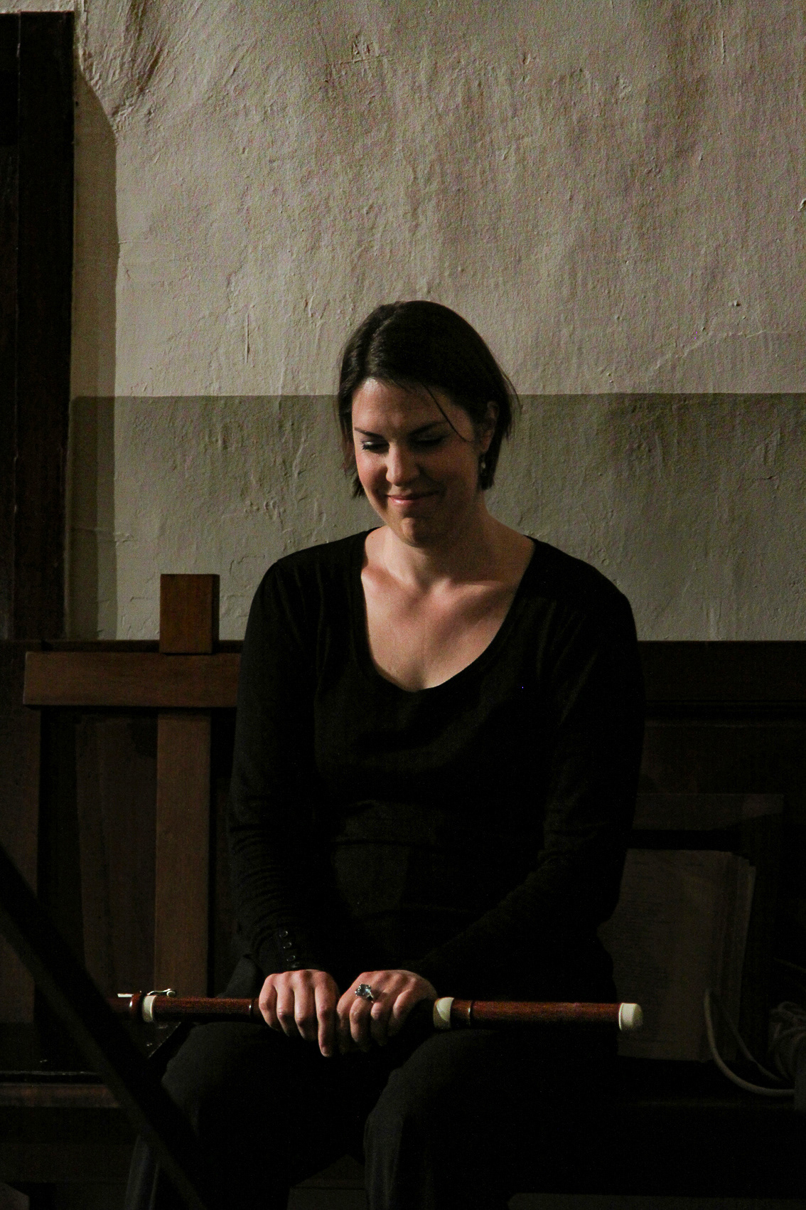 Gaëlle Vitureau flûte & soprano Temple de Mérindol Concert Bach, Telemann, 2013