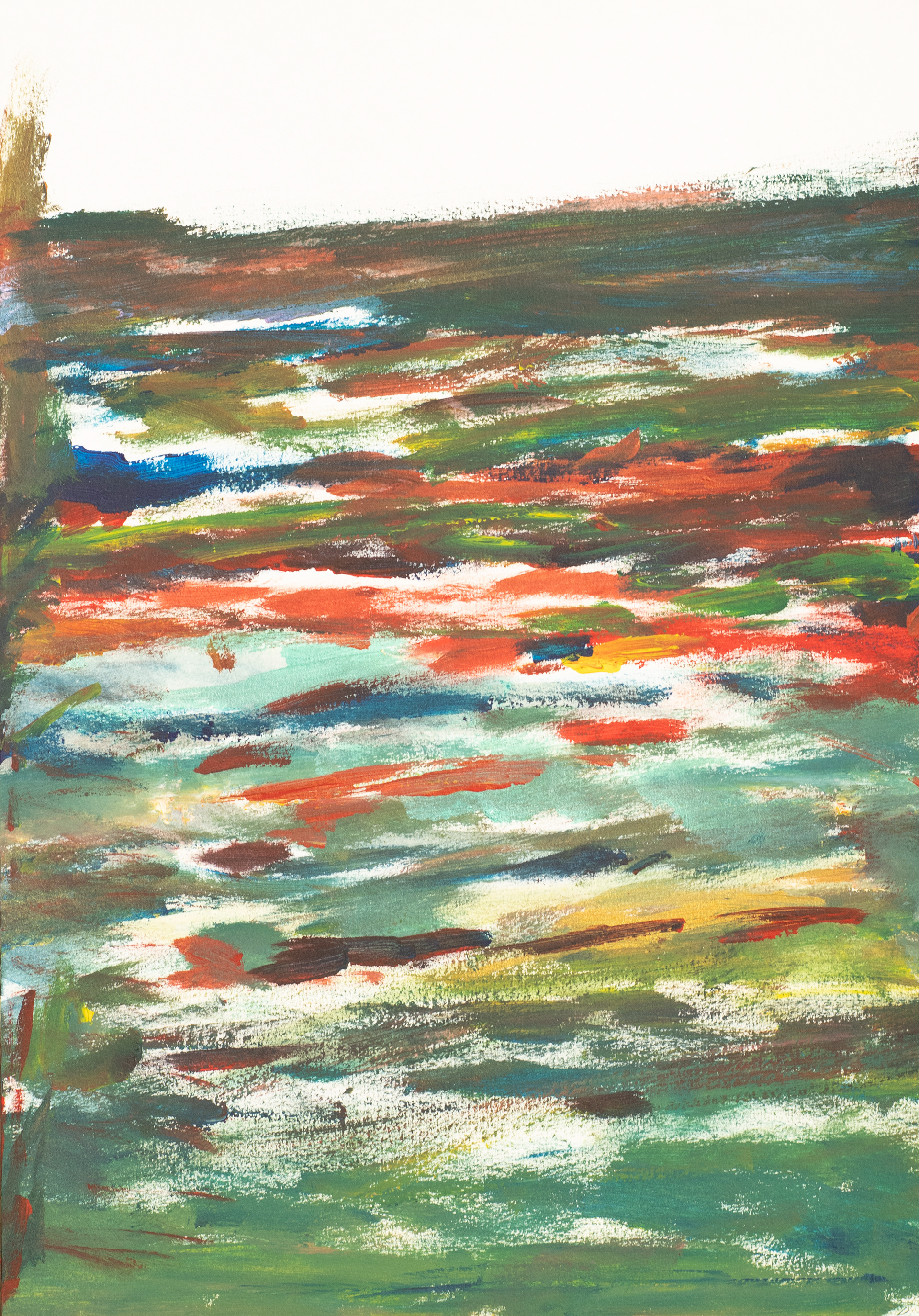 26. GRIEF, acrylic on paper, 42x29cm