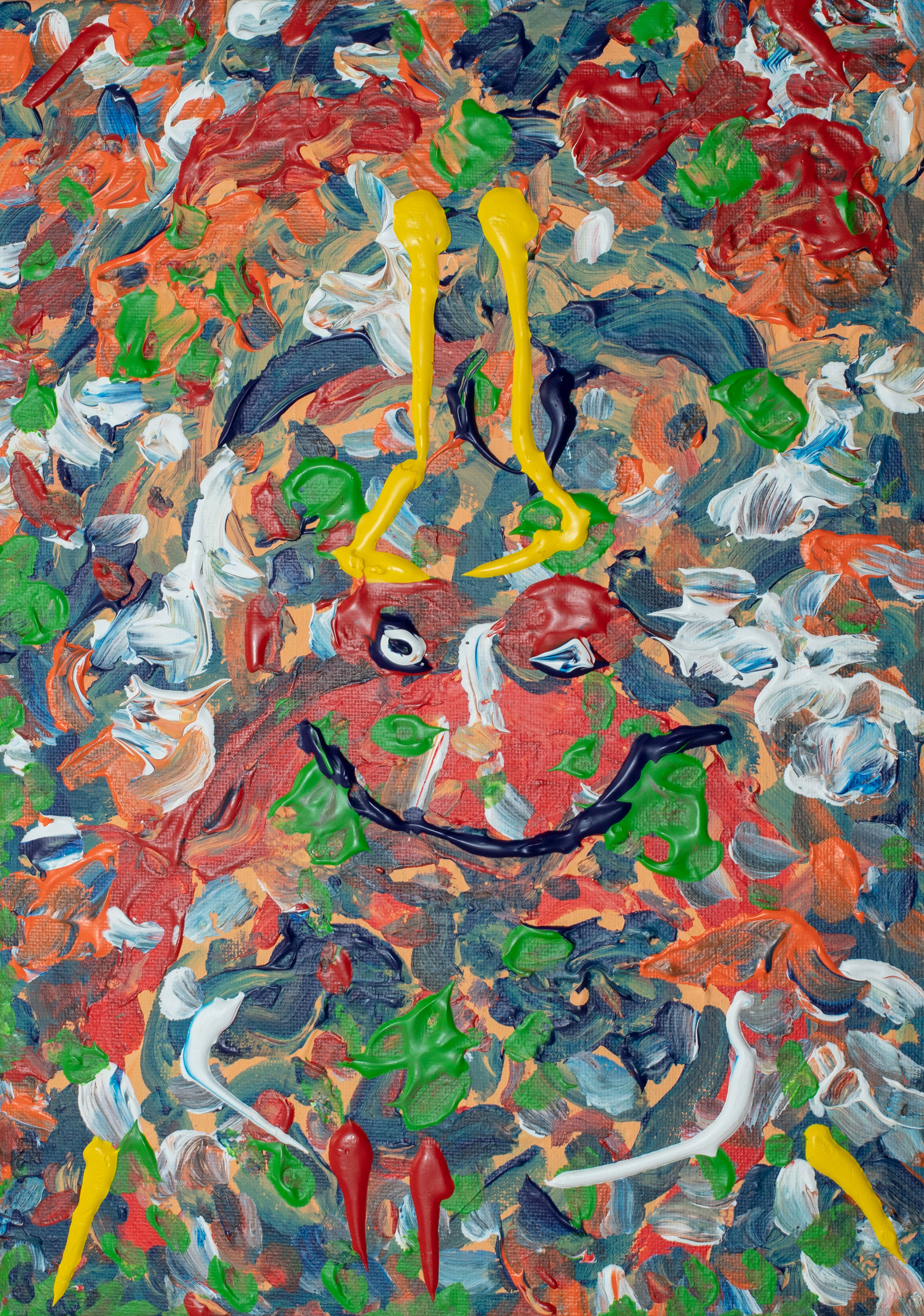 56. MARTIAN, acrylic on canvas, 30x20cm