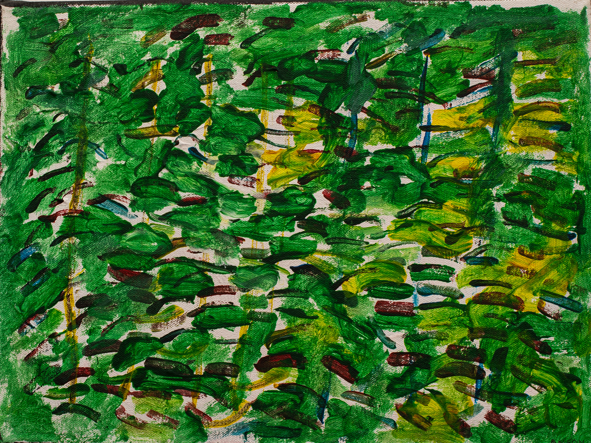 83. TROPICS, acrylic on canvas, 40x30cm 