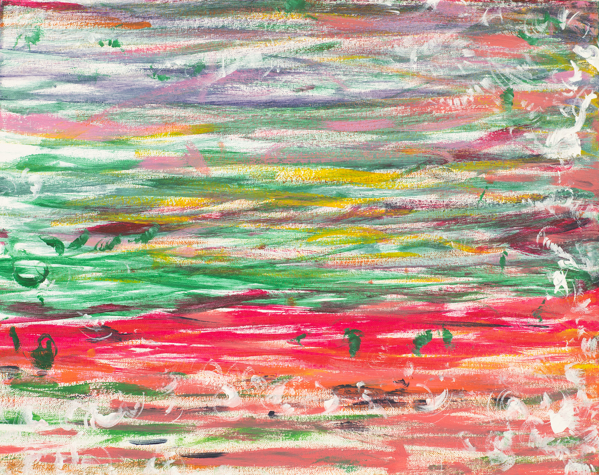 42. PURPLE CLOUDS, acrylic on canvas, 50x40cm