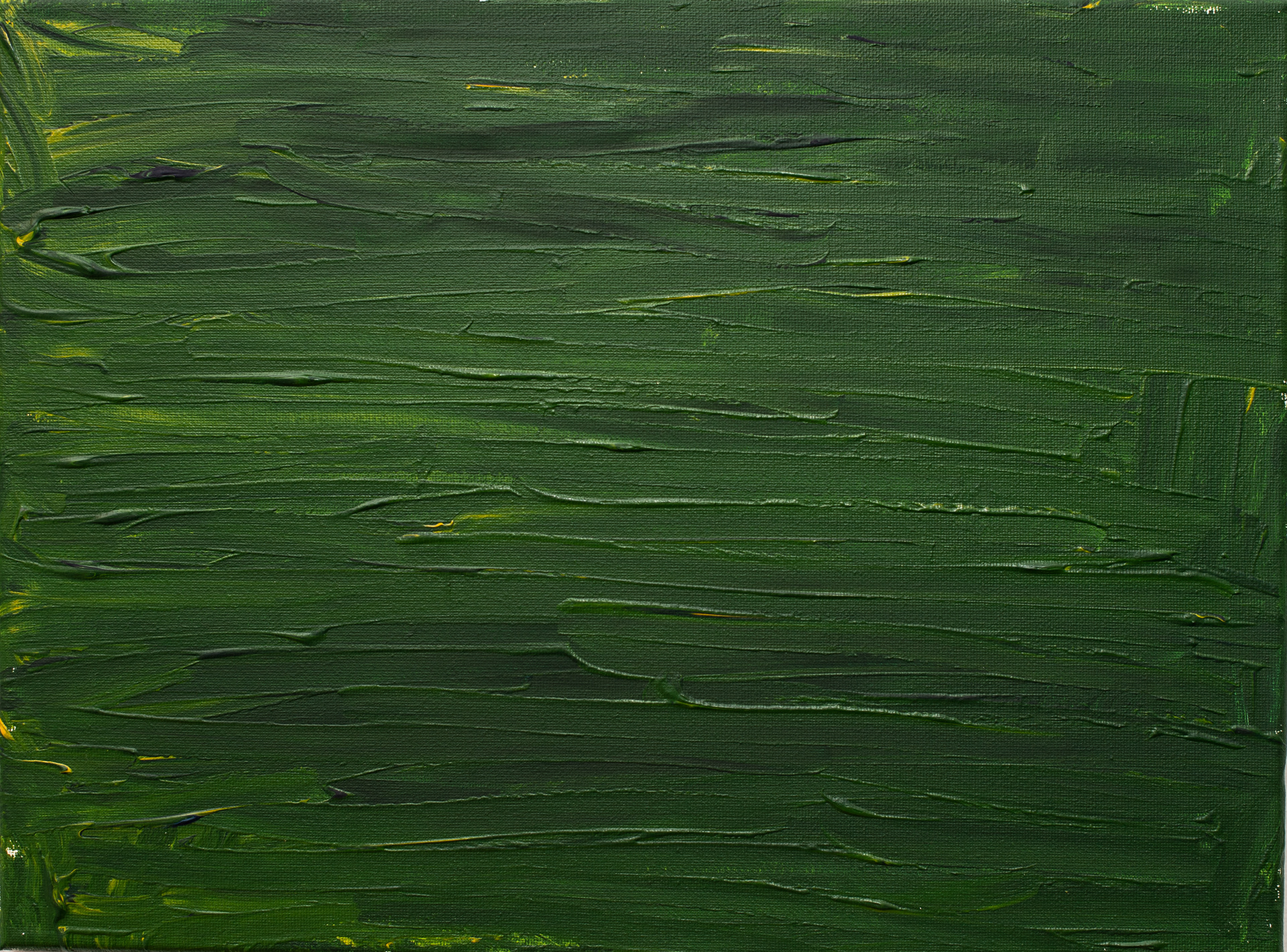 80. DARK GREEN #2, acrylic on canvas, 40x30cm