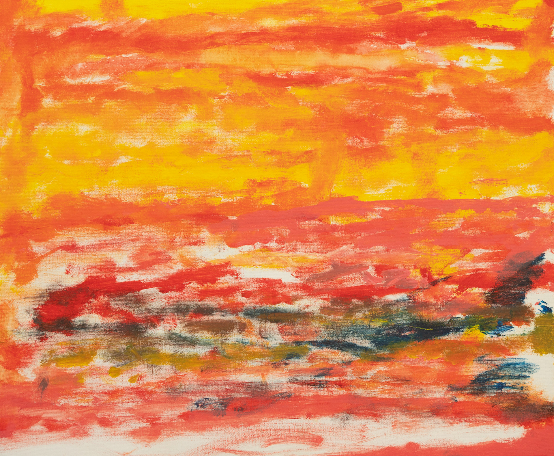 46. SUNRISE, acrylic on canvas, 60x50cm