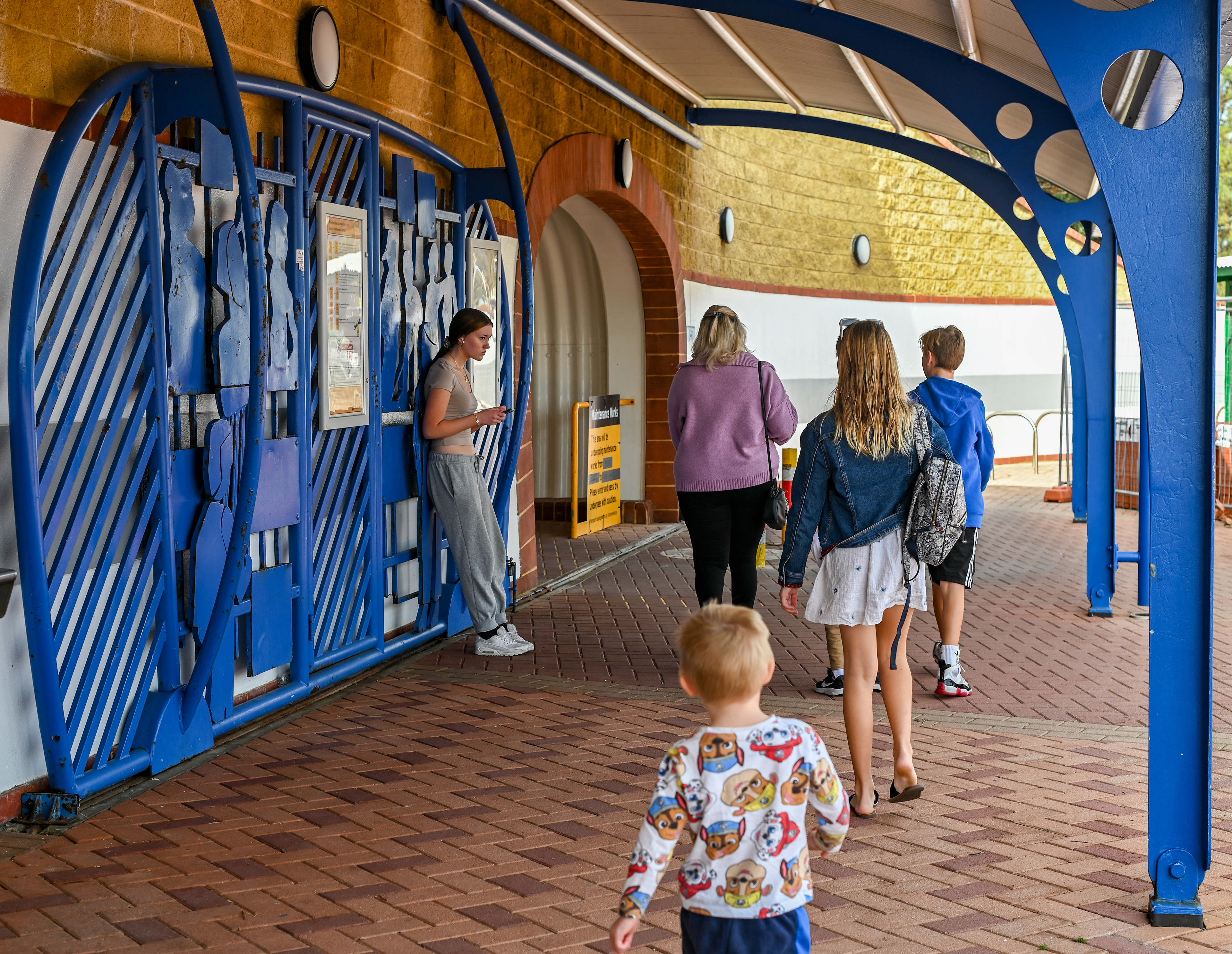 Currambine Train Station Gate designed by Robert Anson Architect