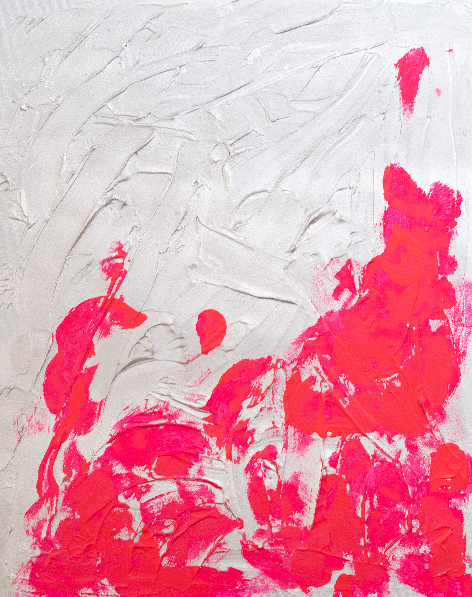 18. THAT'S HOW I FEEL, plastic, acrylic, spray paint, 50x40cm