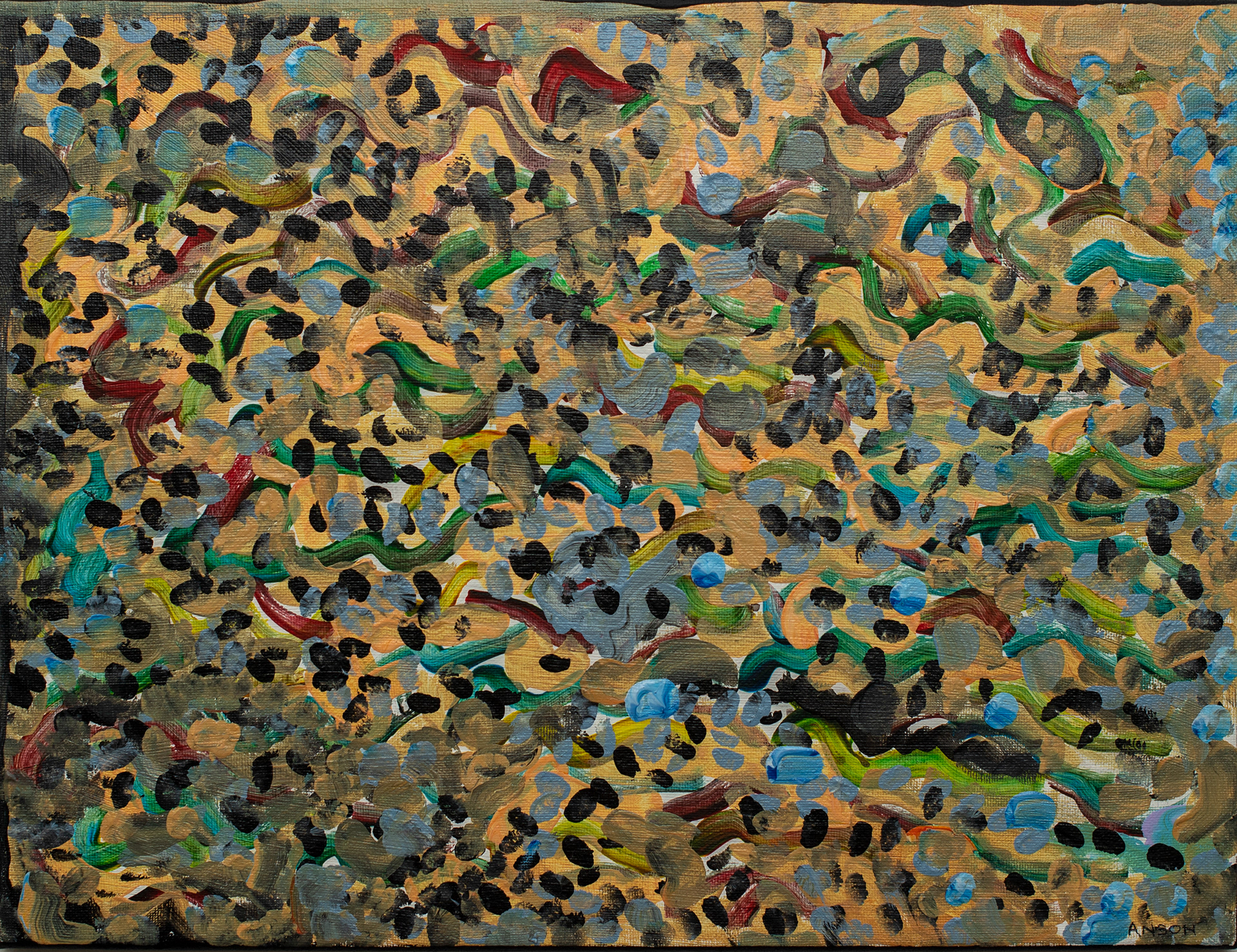 64. LAVERTON, acrylic on canvas, 40x30cm