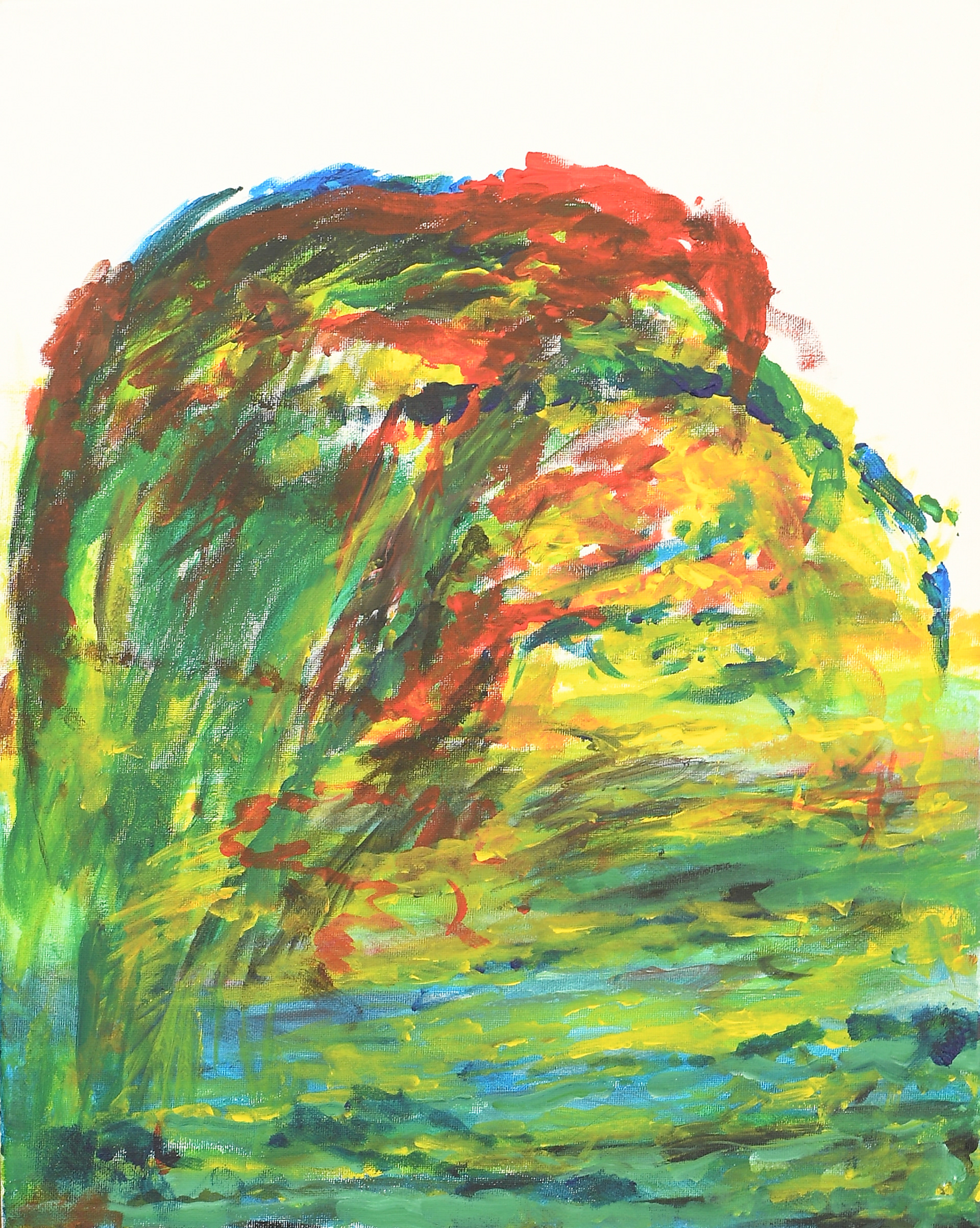 29. TREES IN THE WIND, acrylic on canvas, 40x50cm