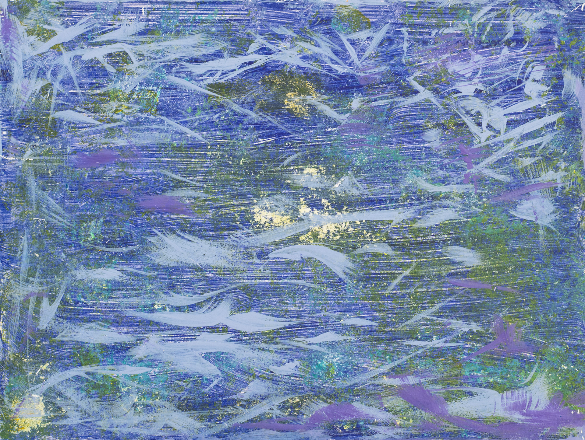 44. SEA MONSTERS, acrylic on board, 40x30cm