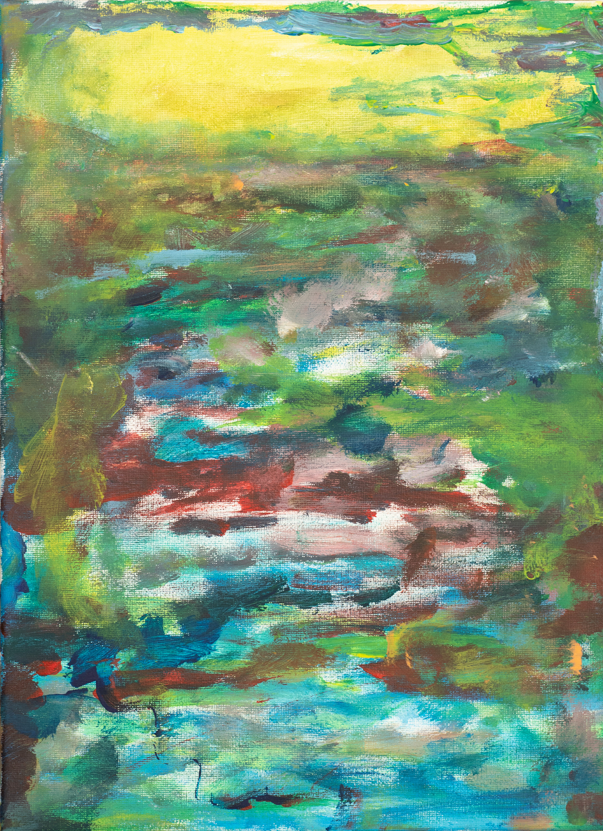 39. POINT PERON, acrylic on canvas, 41x30cm