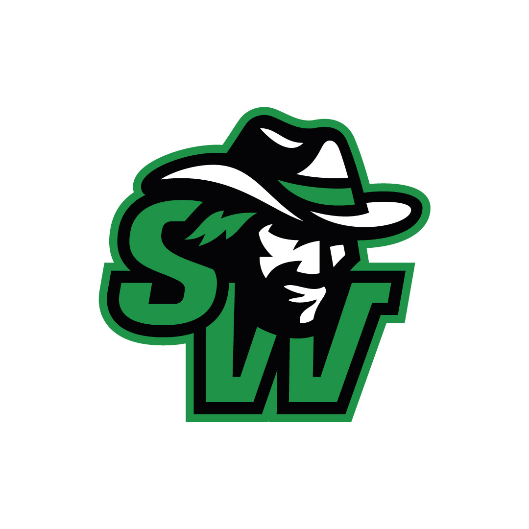 Cowboy-inspired mascot logo with custom typography for team identity