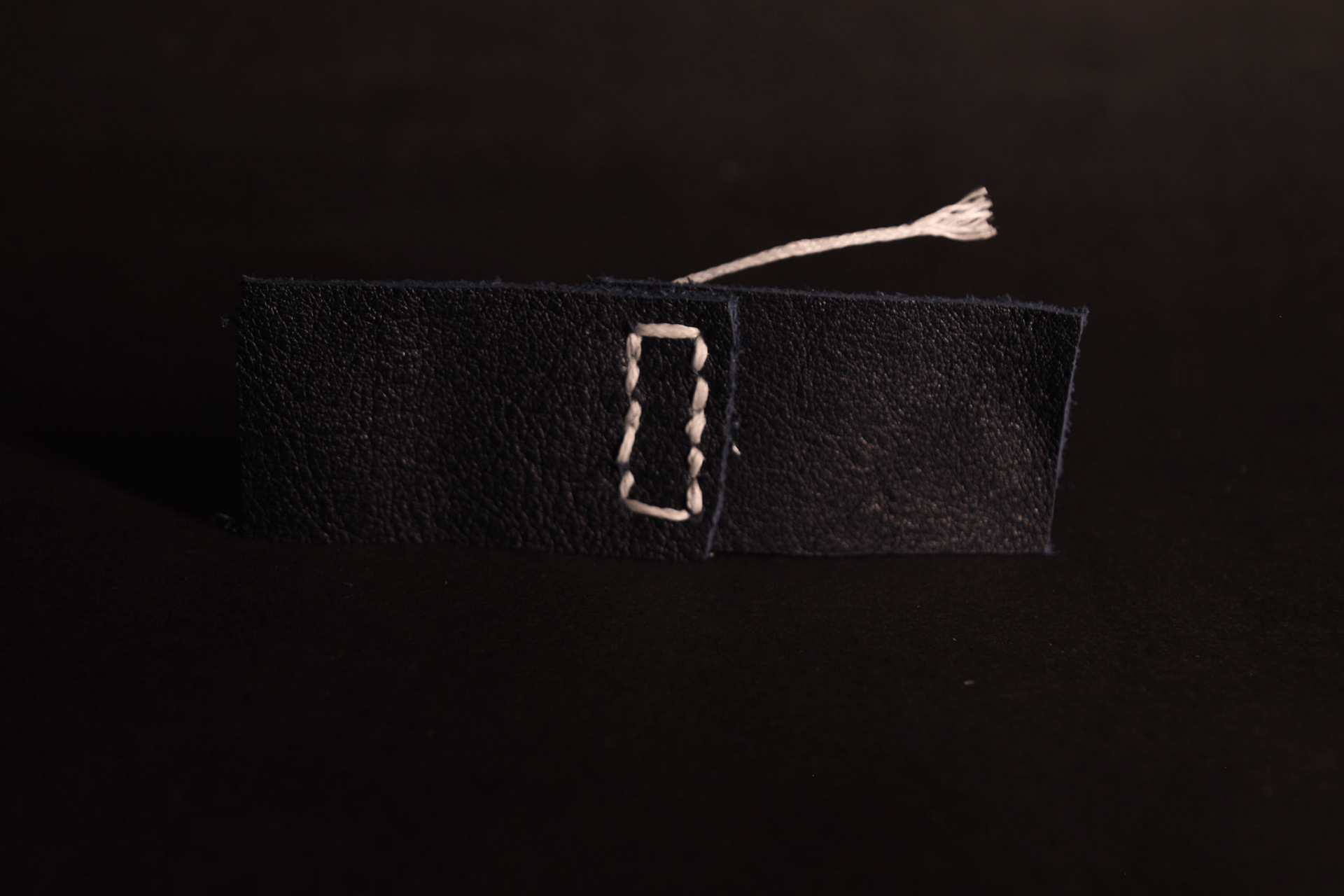 Running stitch twice