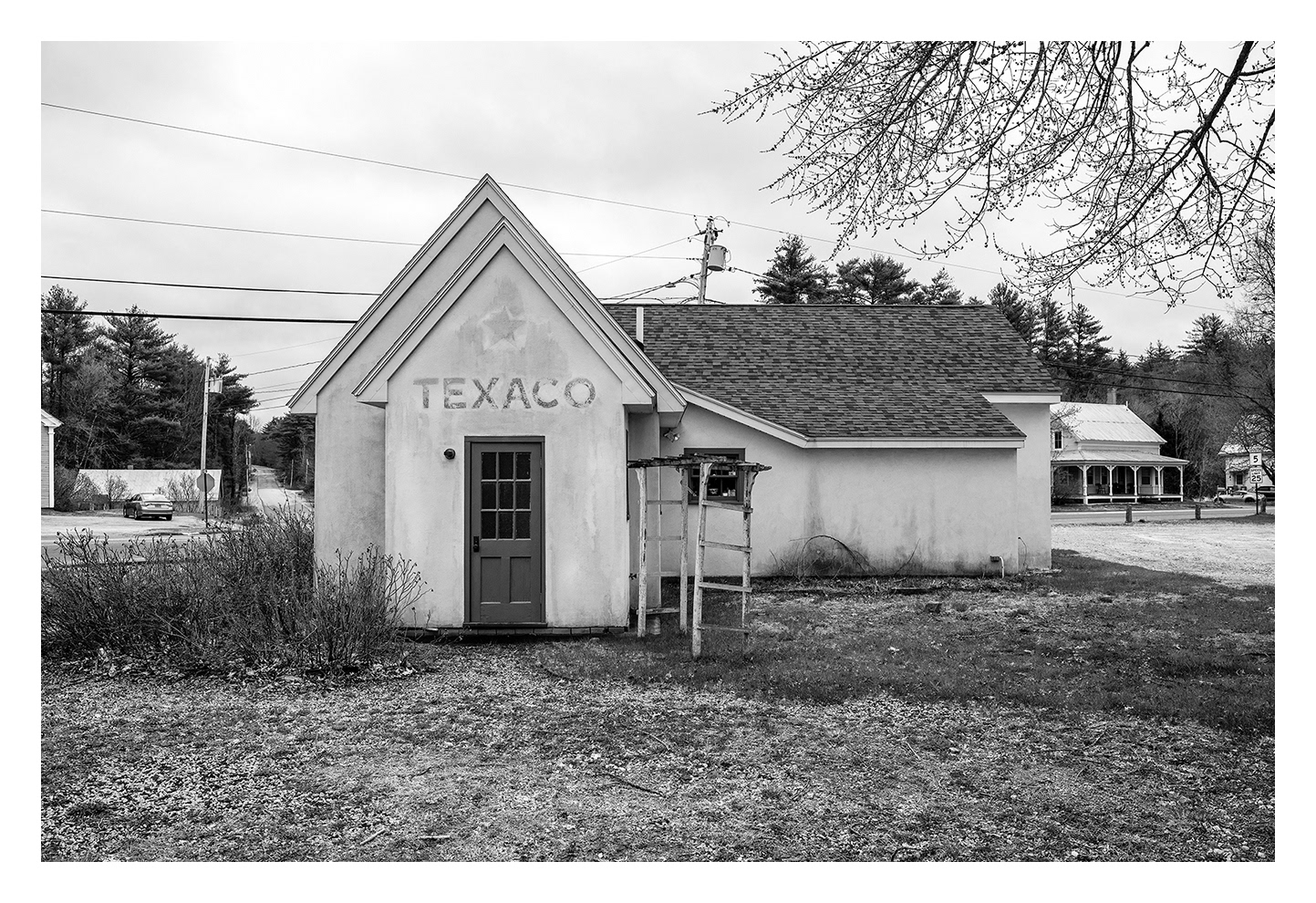 Rear Door of Antique Shop, Cornish, ME