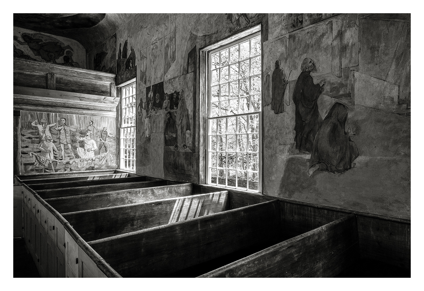 Windows, South Solon Meetinghouse