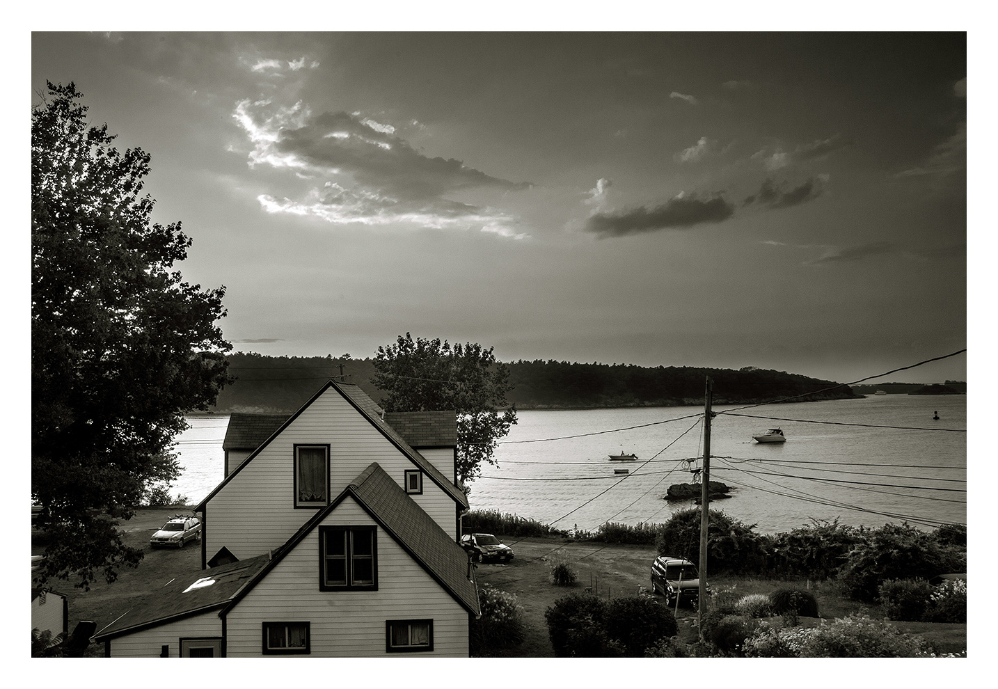 Island Sunset, Casco Bay