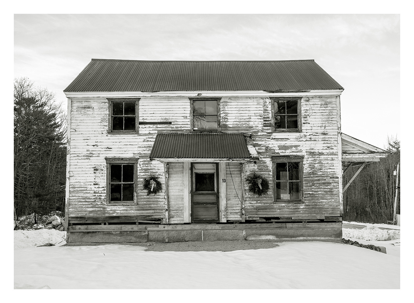 House with Wreaths, Tamworth, NH