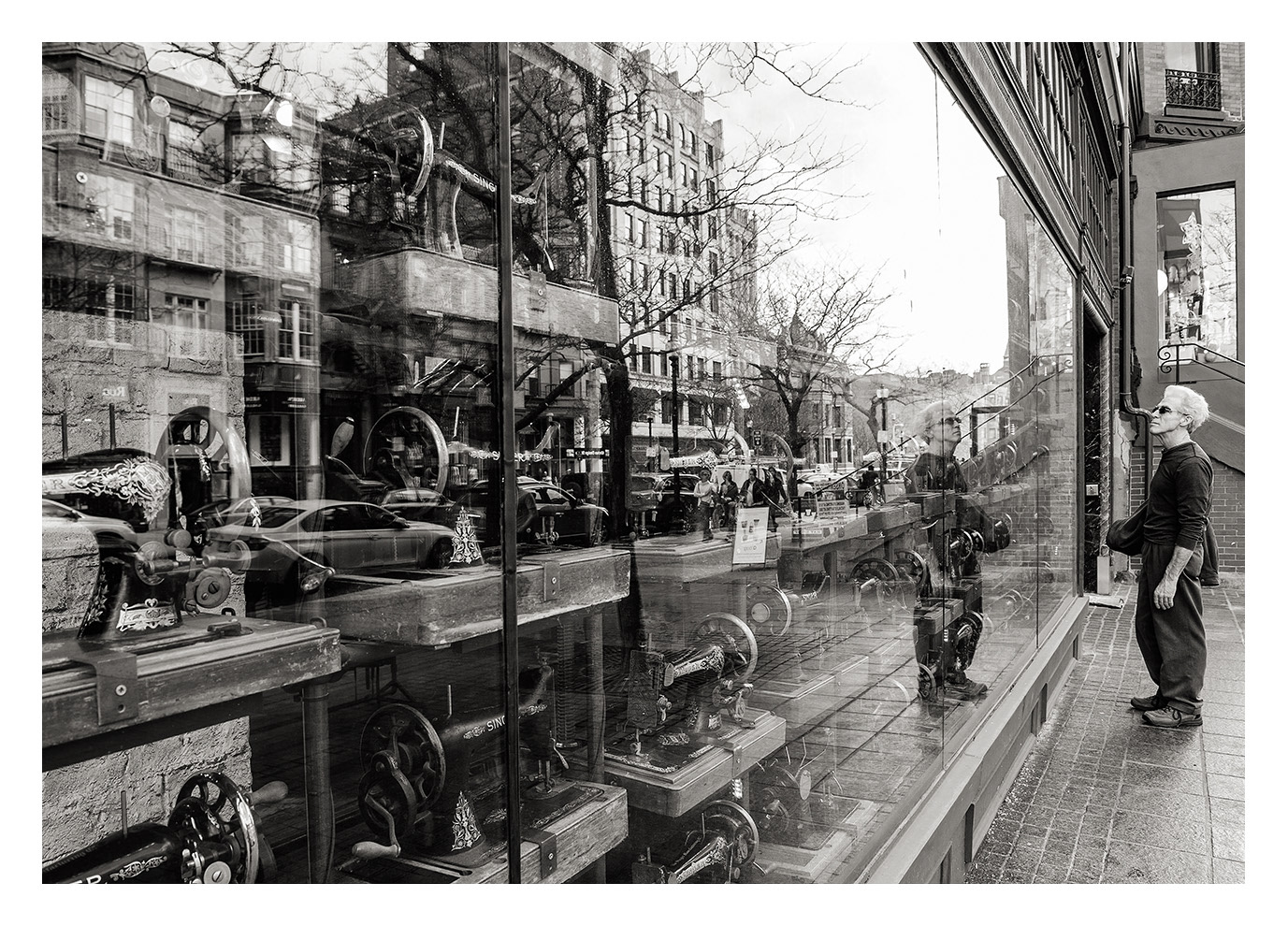Bruce and Sewing Machines, Newbury St