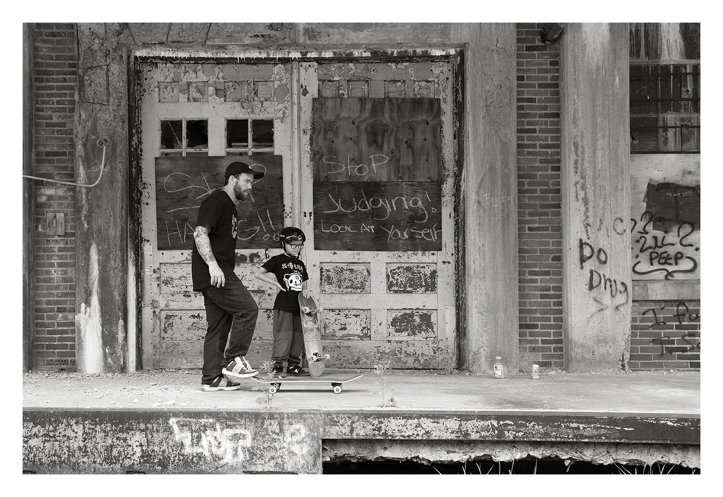 Father & Son Skateboarding, Sanford, ME