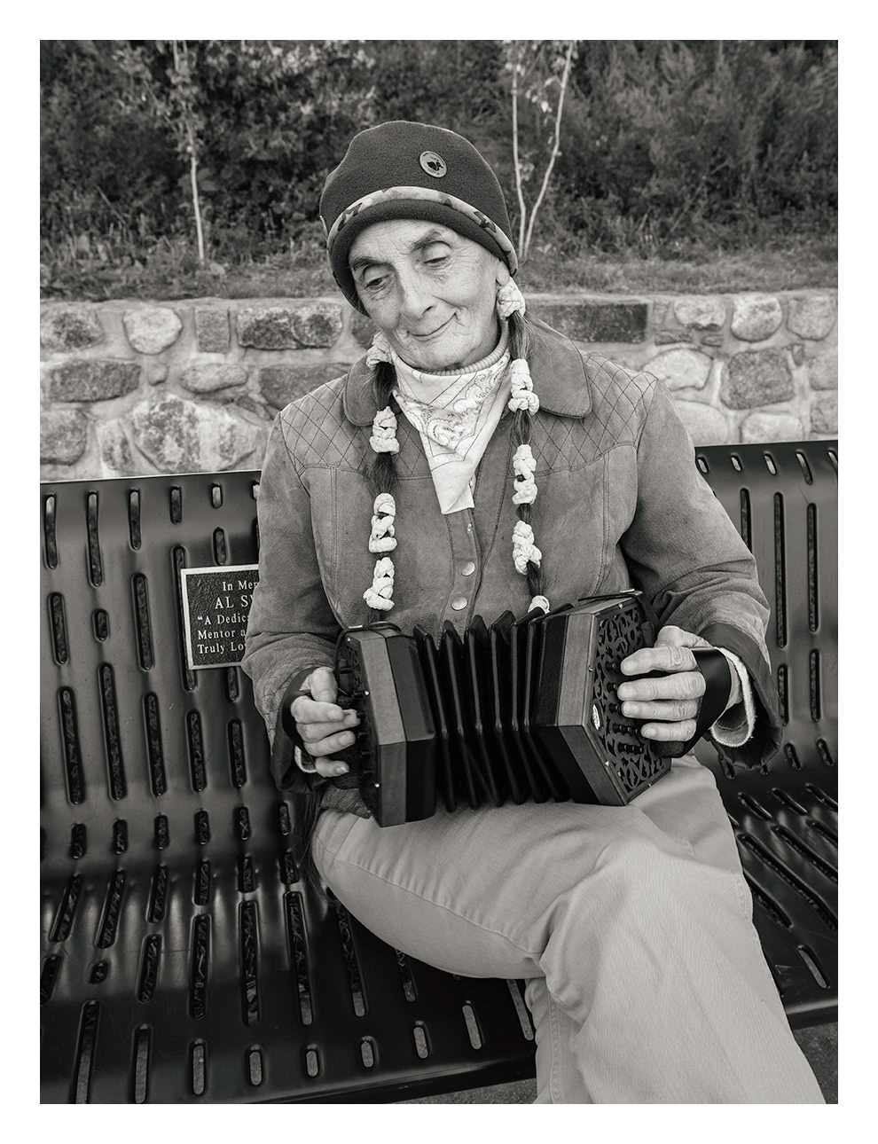 Martha Playing Concertina