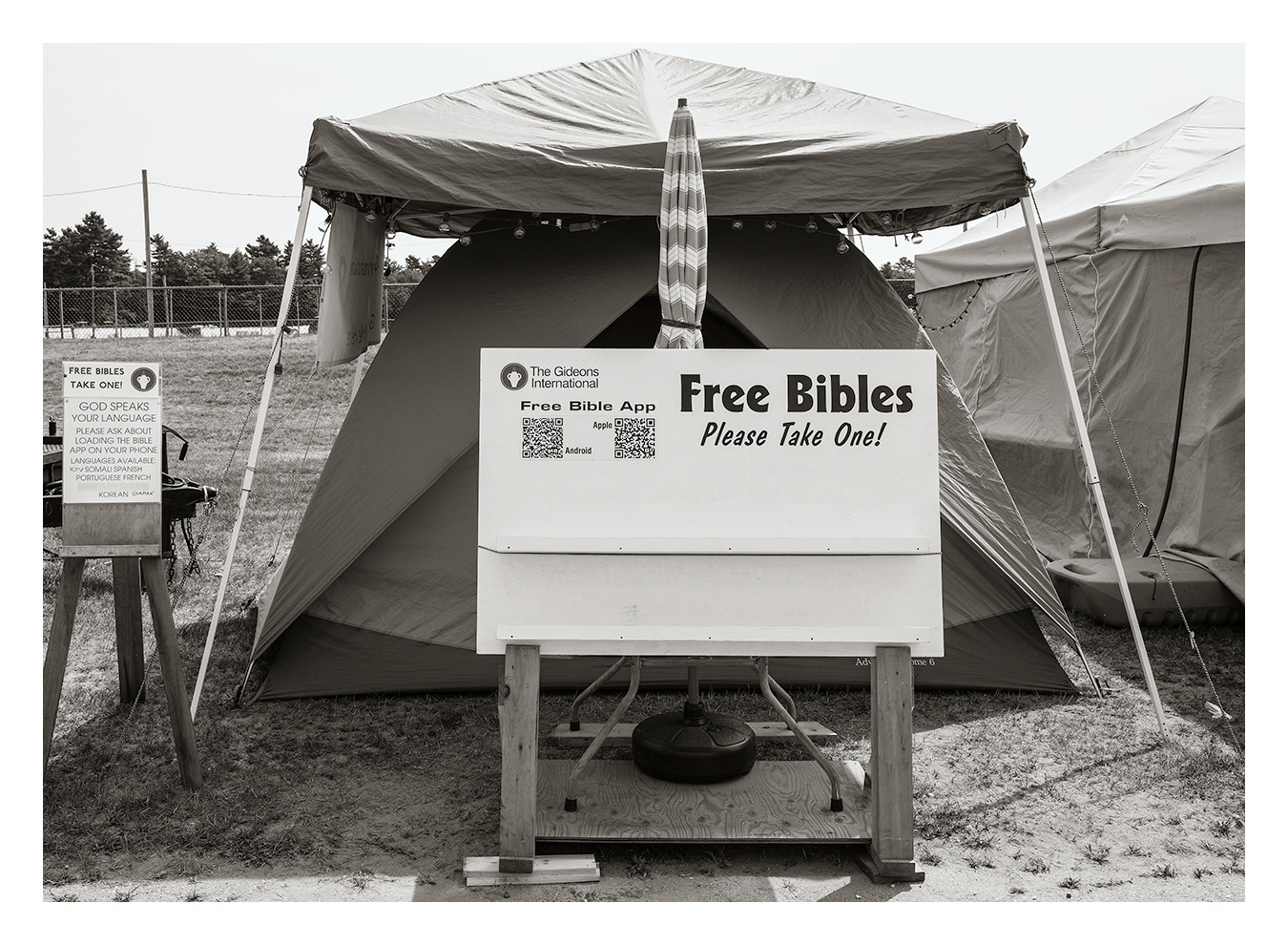 Free Bibles, Topsham Fair, ME