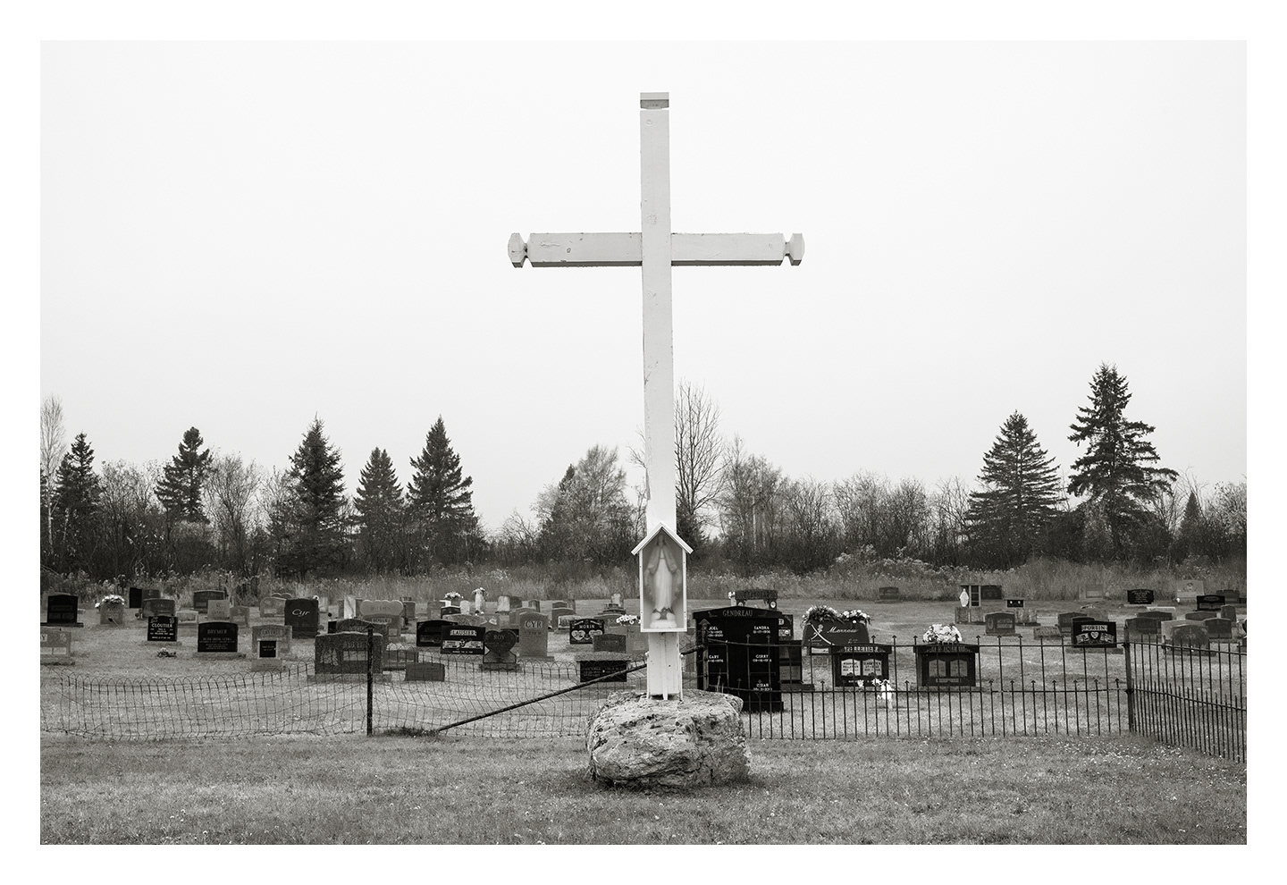Acadian Cross,  St. Gerard Cemetery, Grand Isle, ME