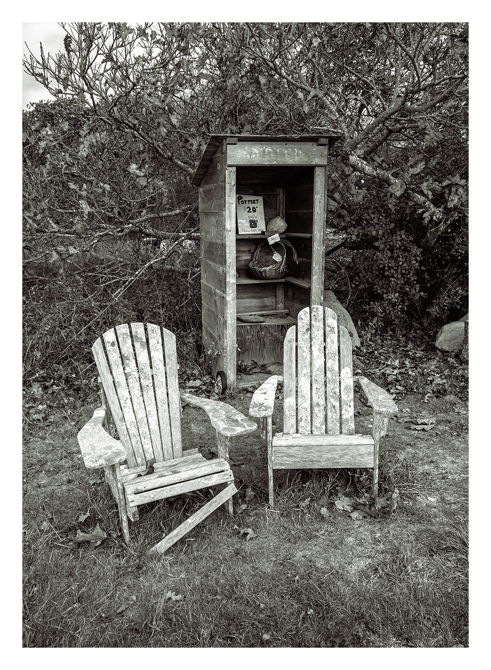 Roadside Shed and Chairs, Chilmark
