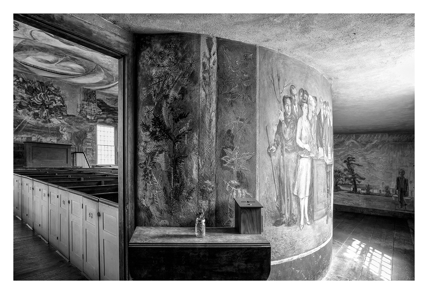 Meetinghouse Interior, South Solon, ME