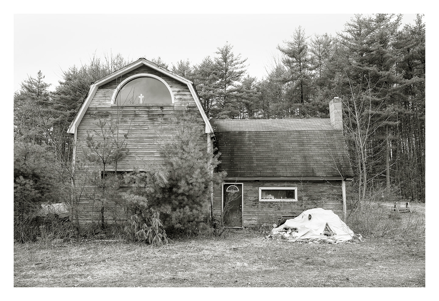 Gambrel House wi/Cross, Waterboro, ME