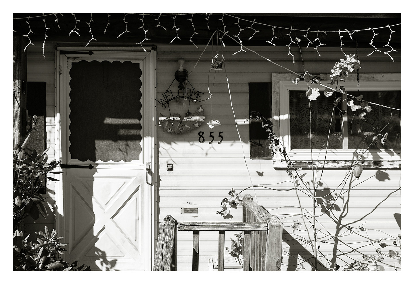 Abandoned mobile home, Waterboro, ME