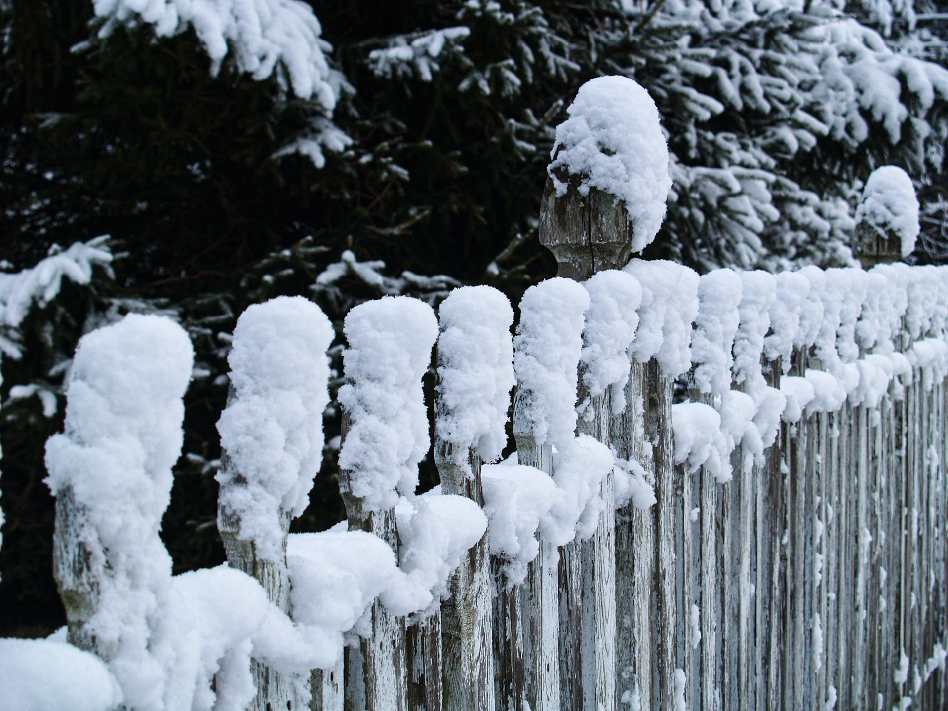 Spring snowstorm in New Ipswich, NH