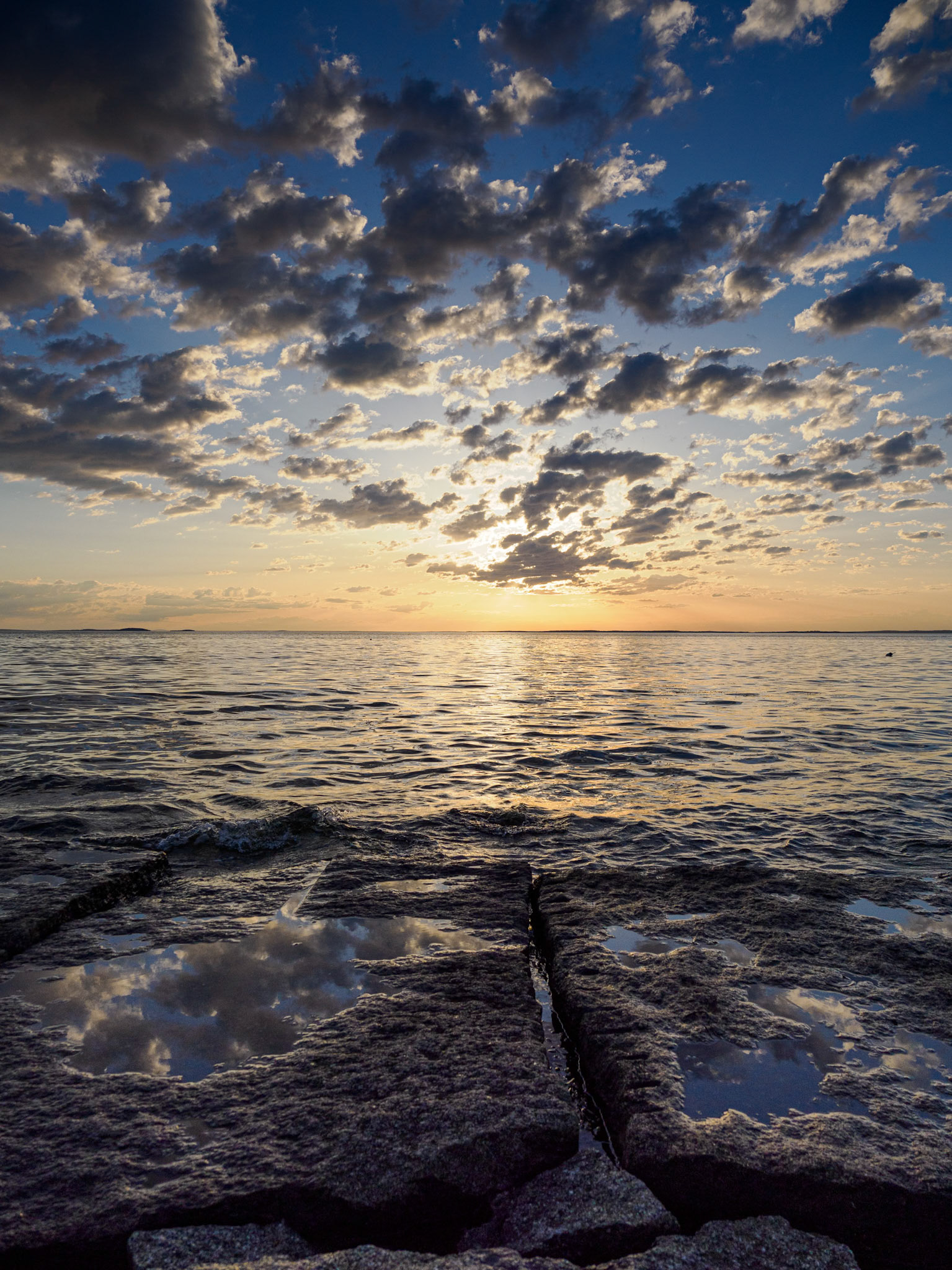 Sunrise on Rockland Breakwater - May 14, 2023